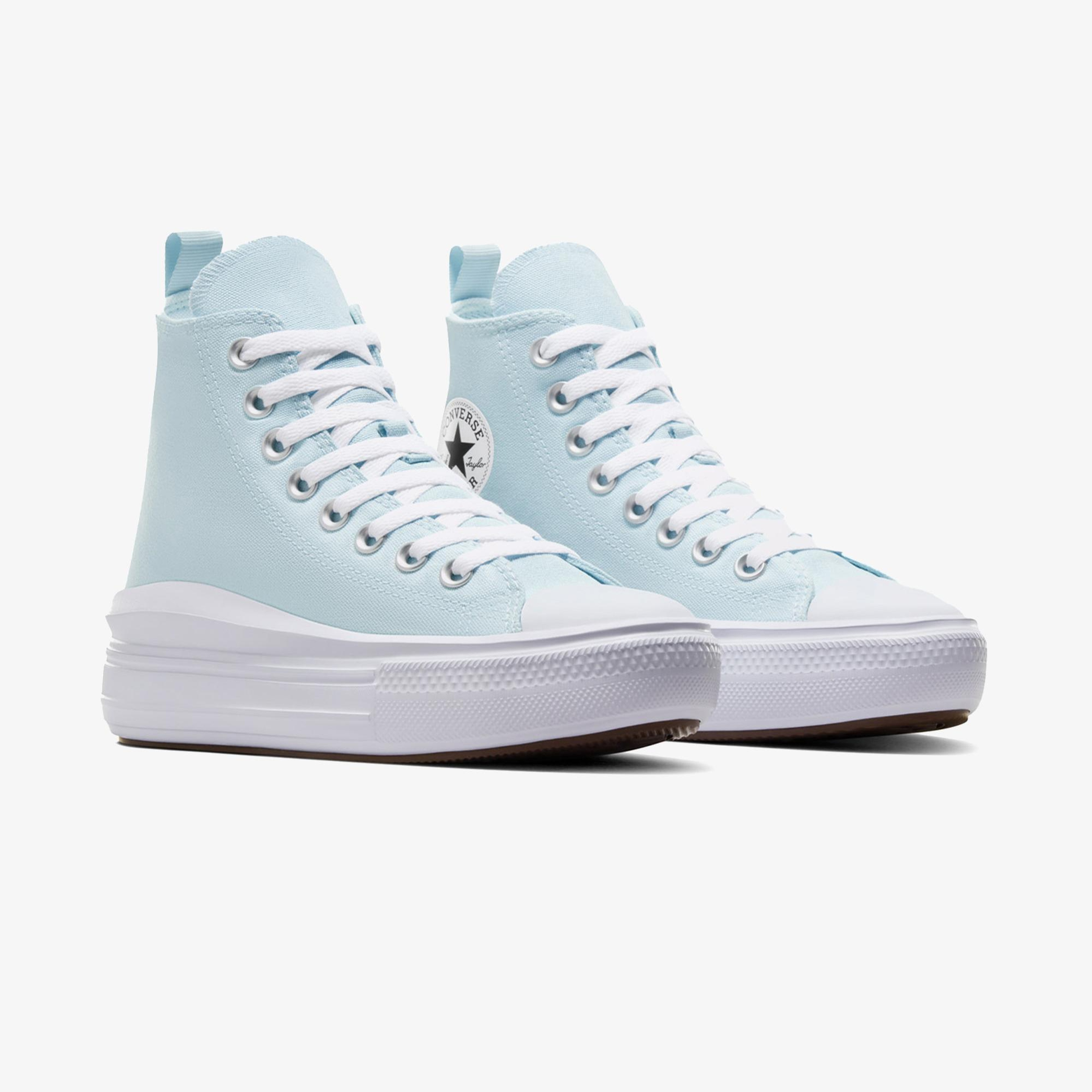 Converse Chuck Taylor All Star Move Platform Çocuk Mavi Sneaker