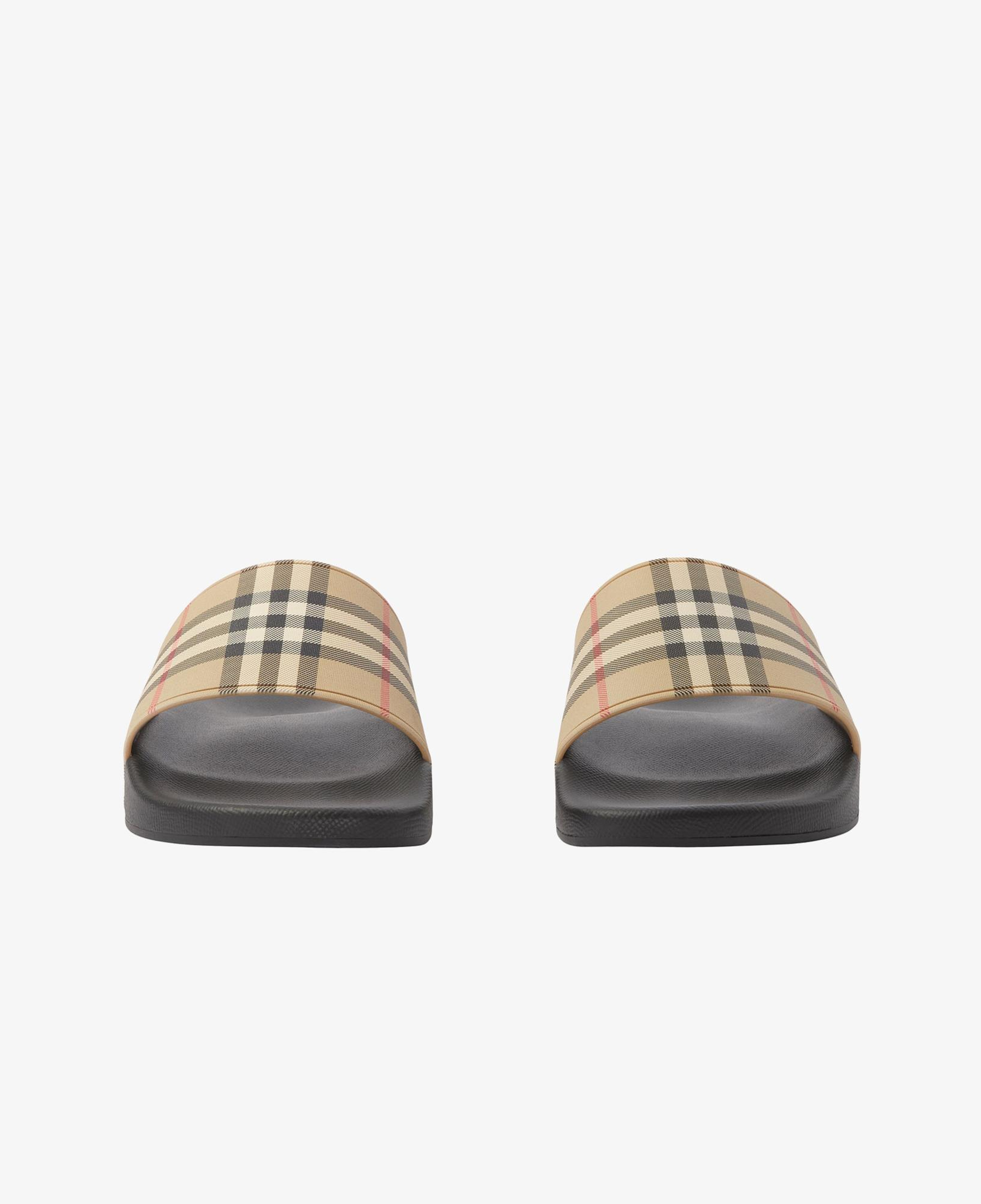 Burberry Check Erkek Bej Sandalet