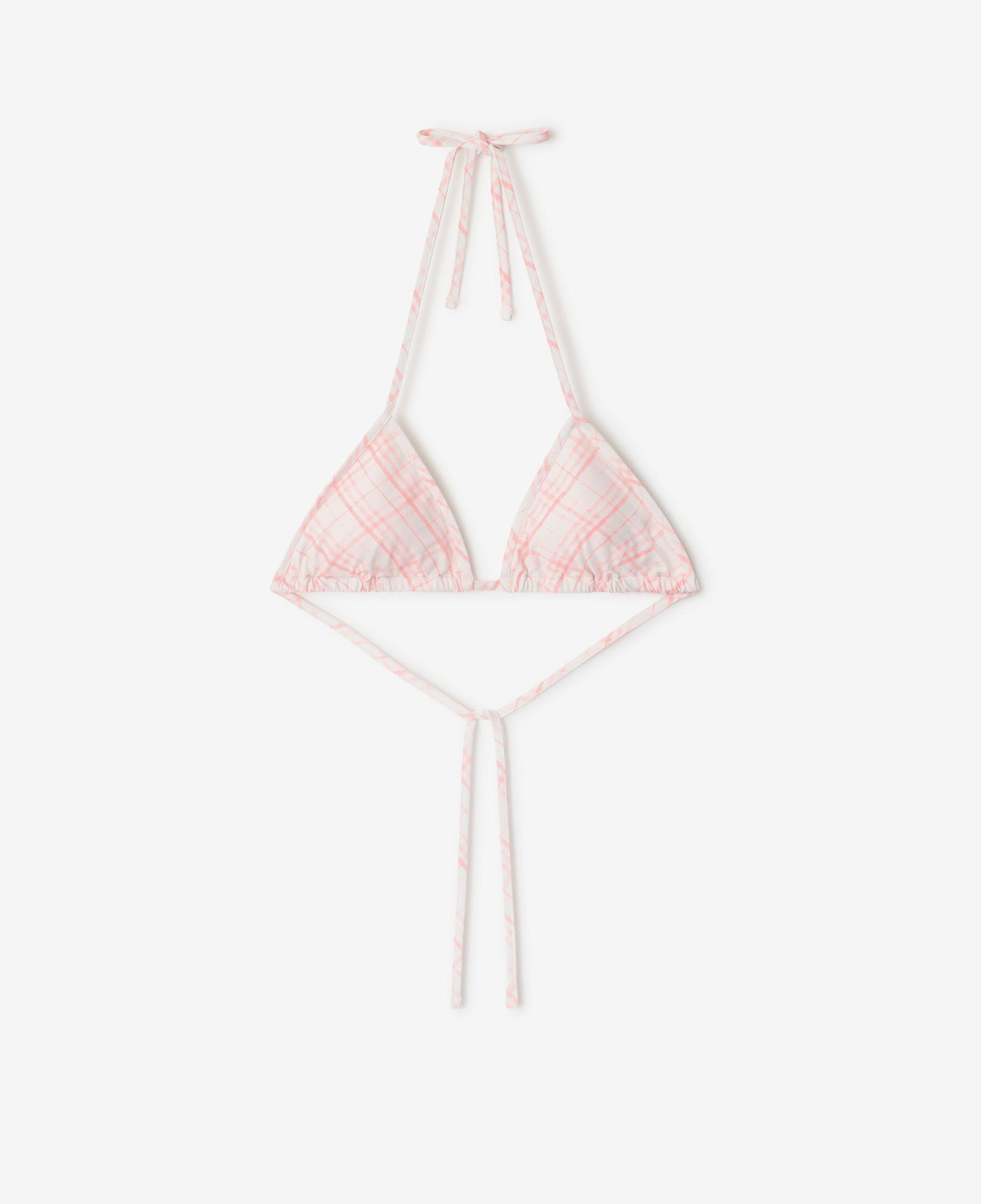 Burberry Check Kadın Pembe Bikini Üstü