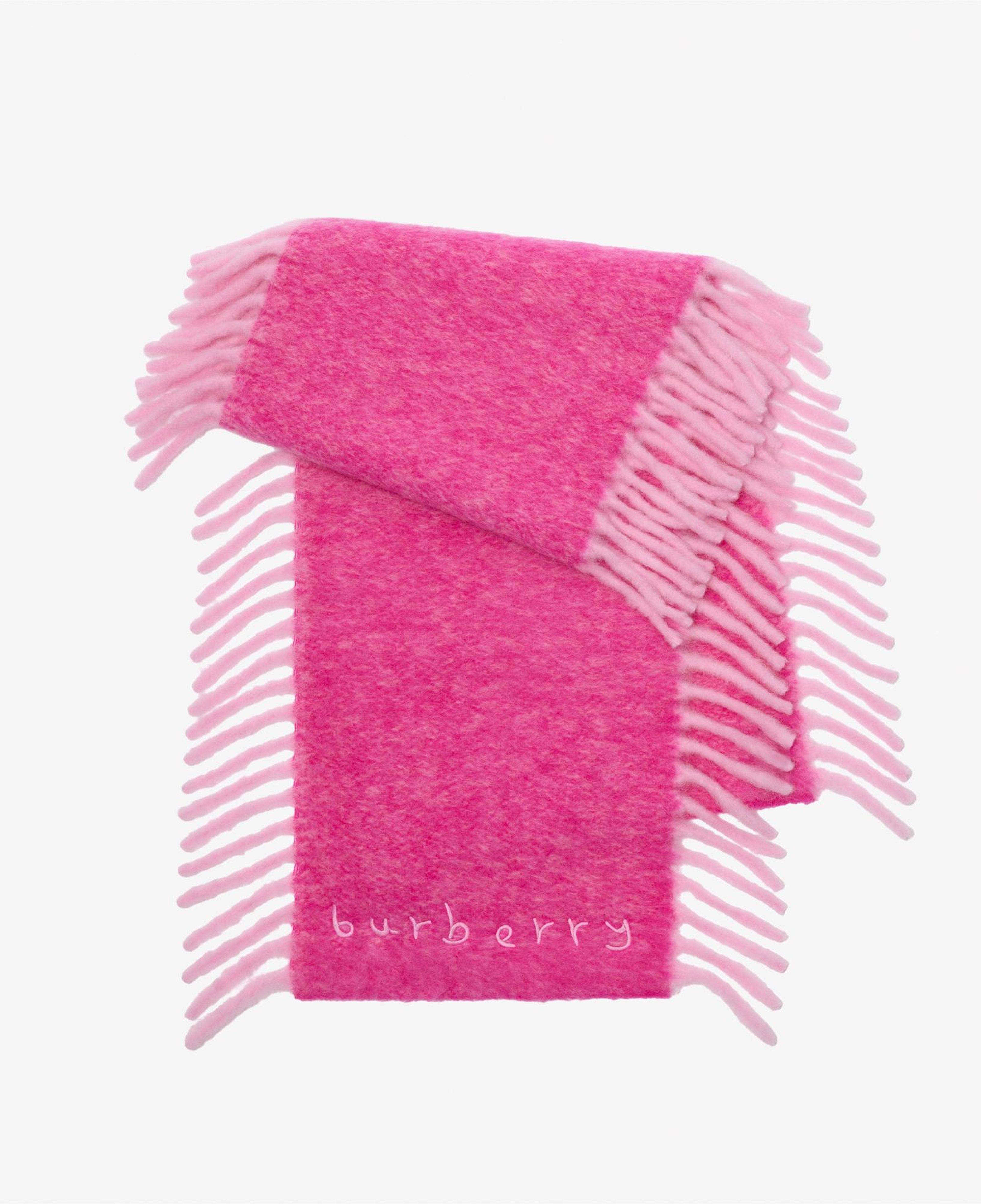 Burberry Alpaca Happy Kadın Pembe Atkı