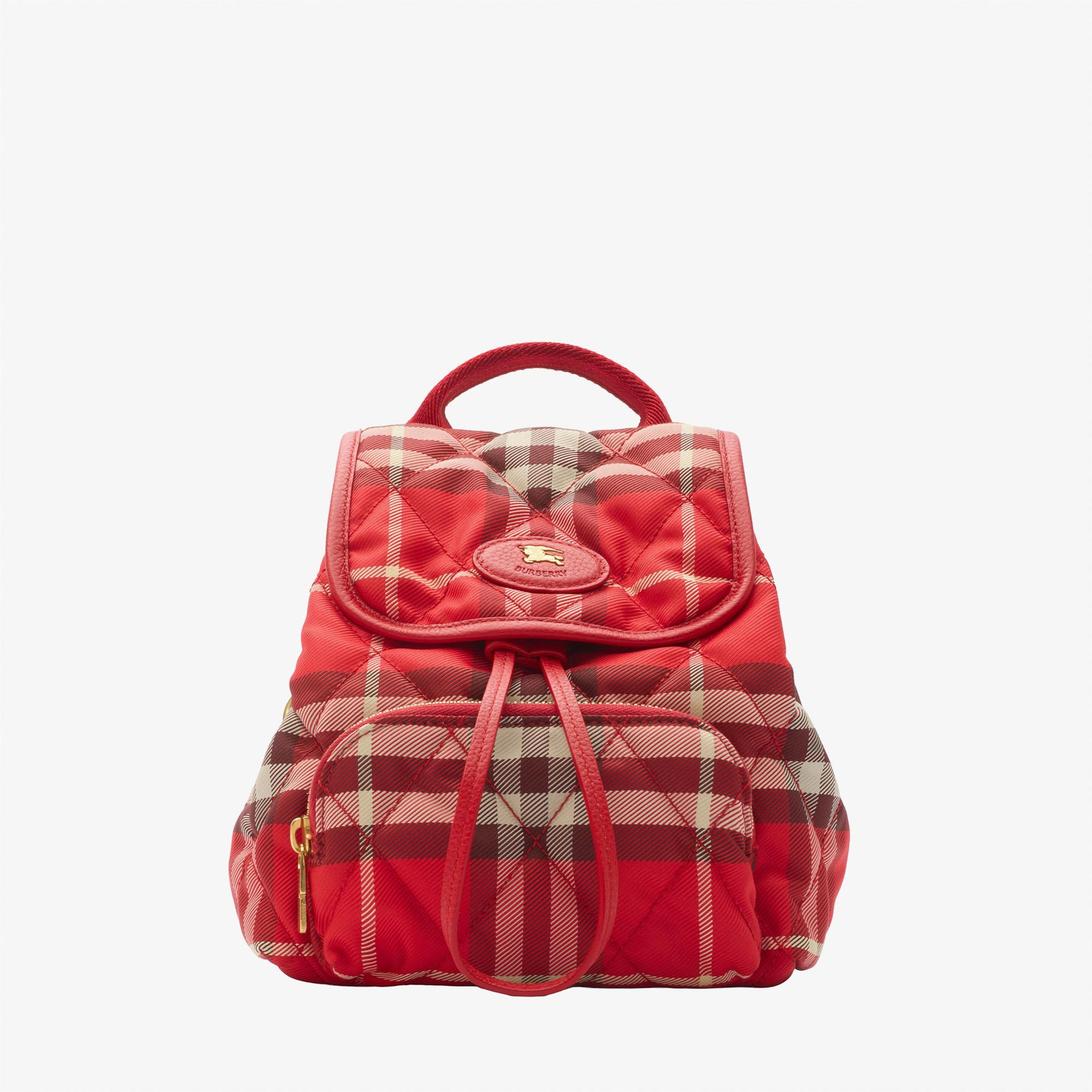 Burberry Mını Kadın Kırmızı Sırt Çantası