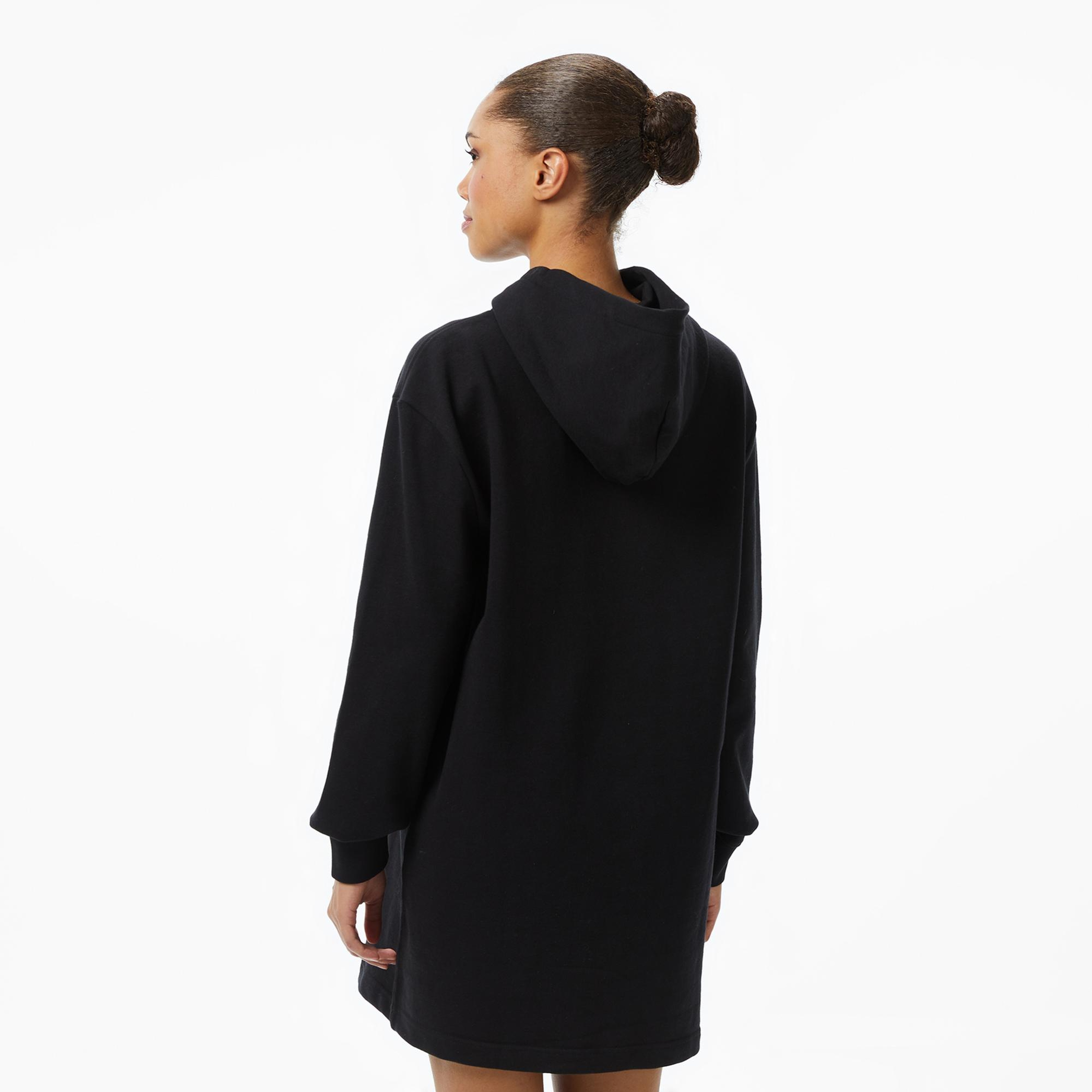 Calvin Klein Monologo Premium Terry  Kadın Siyah Elbise