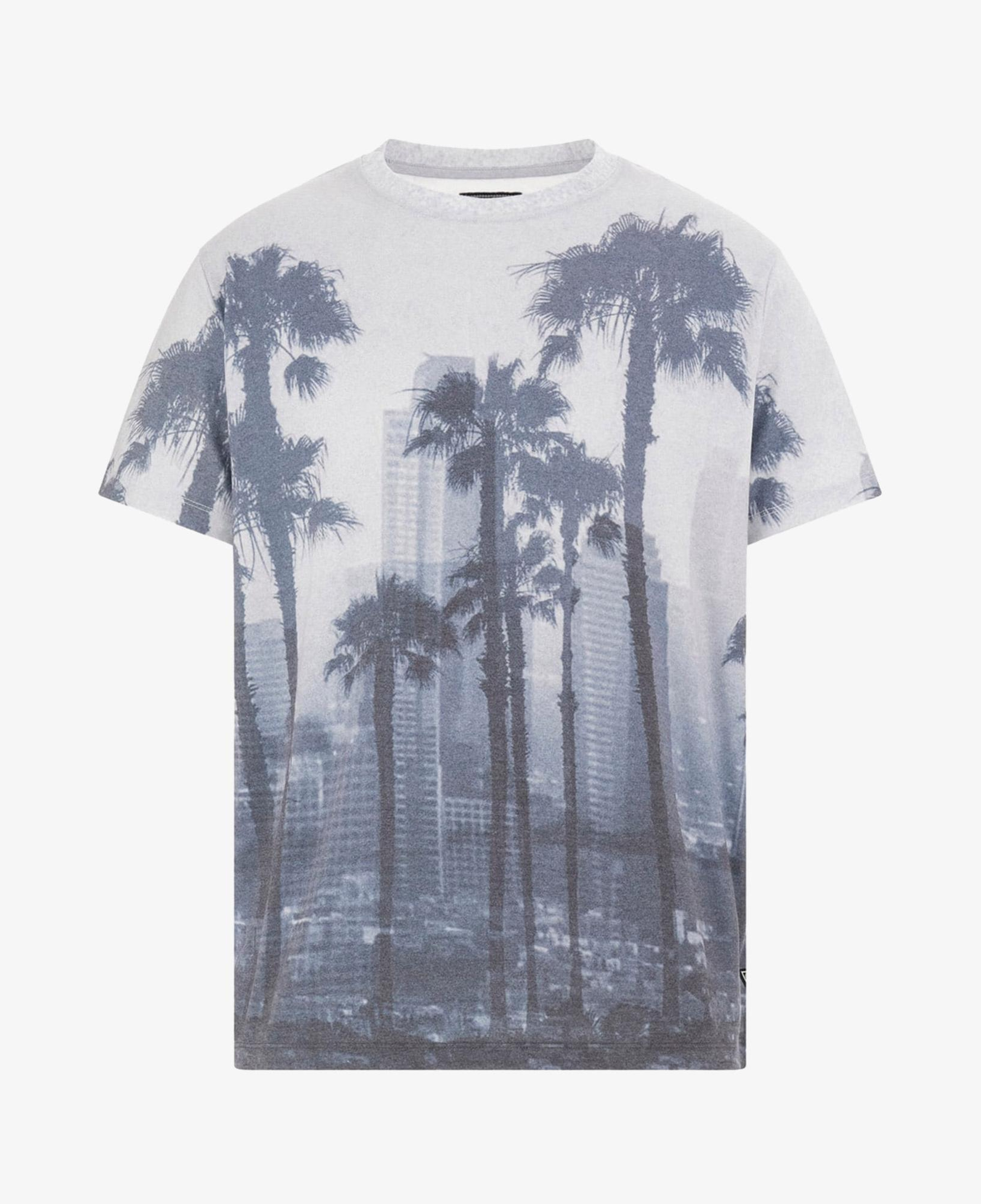 Guess Cn Palm Single 190 Erkek Gri T-Shirt