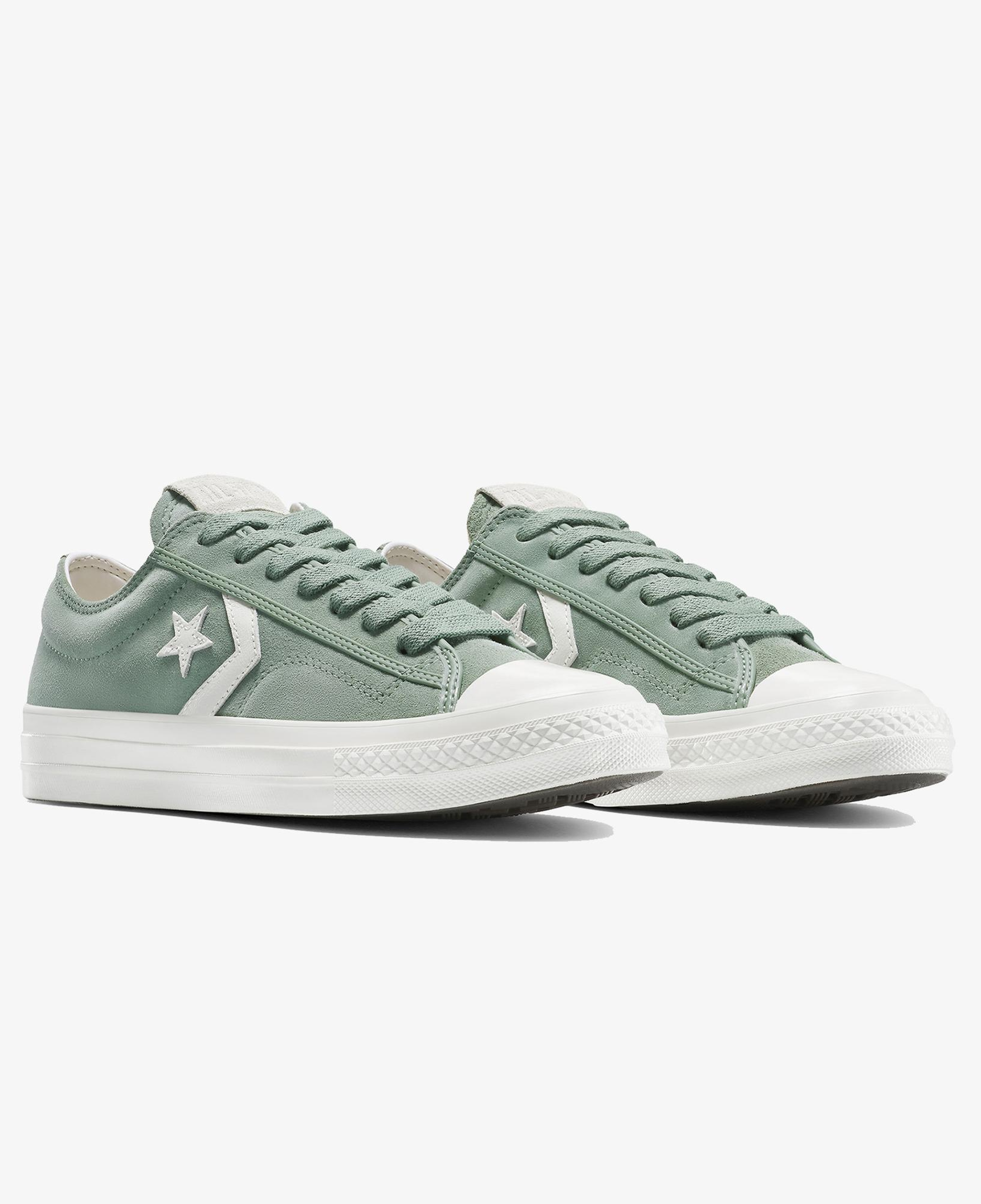 Converse Star Player 76 Suede Unisex Yeşil Sneaker