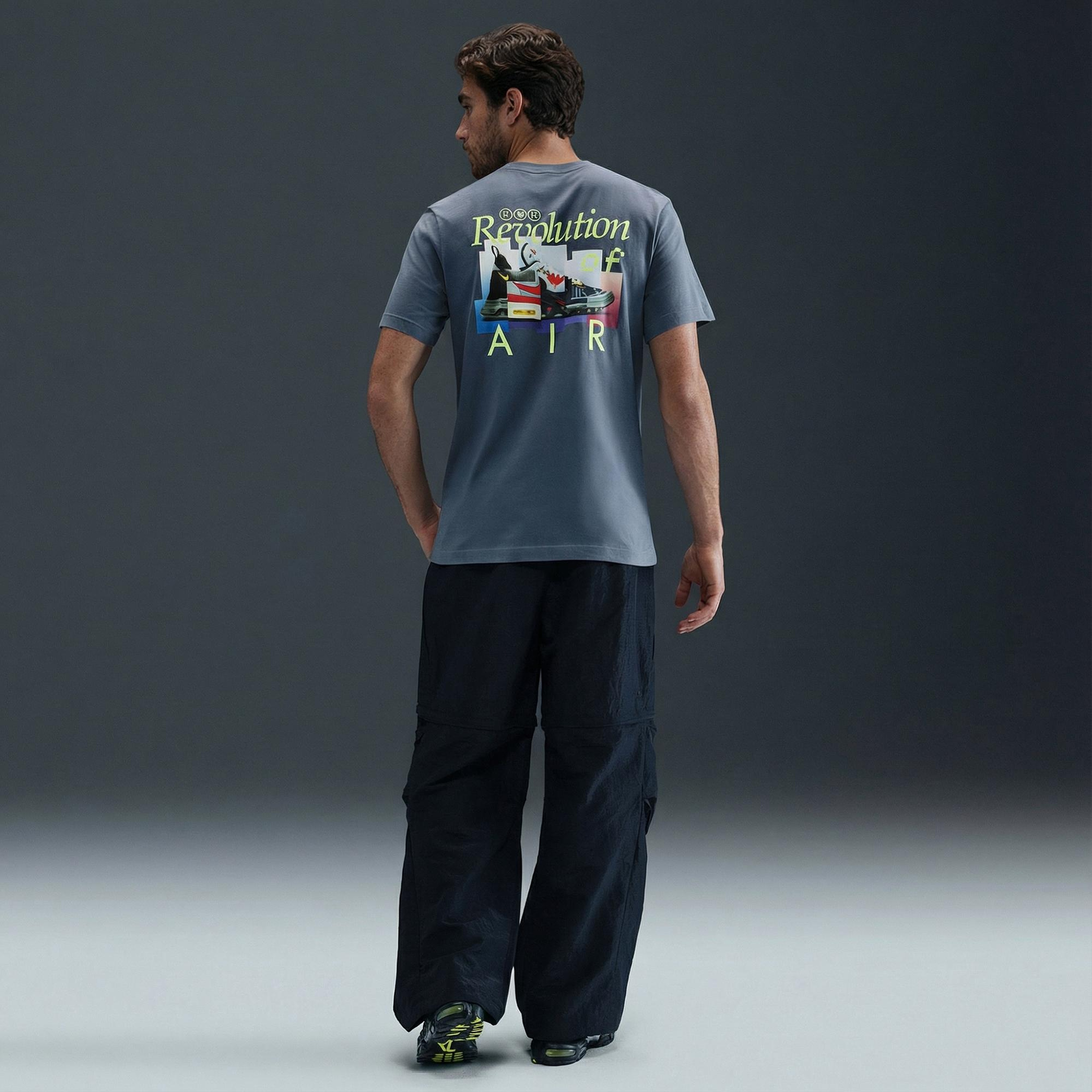 Nike Sportswear Erkek Mavi T-Shirt