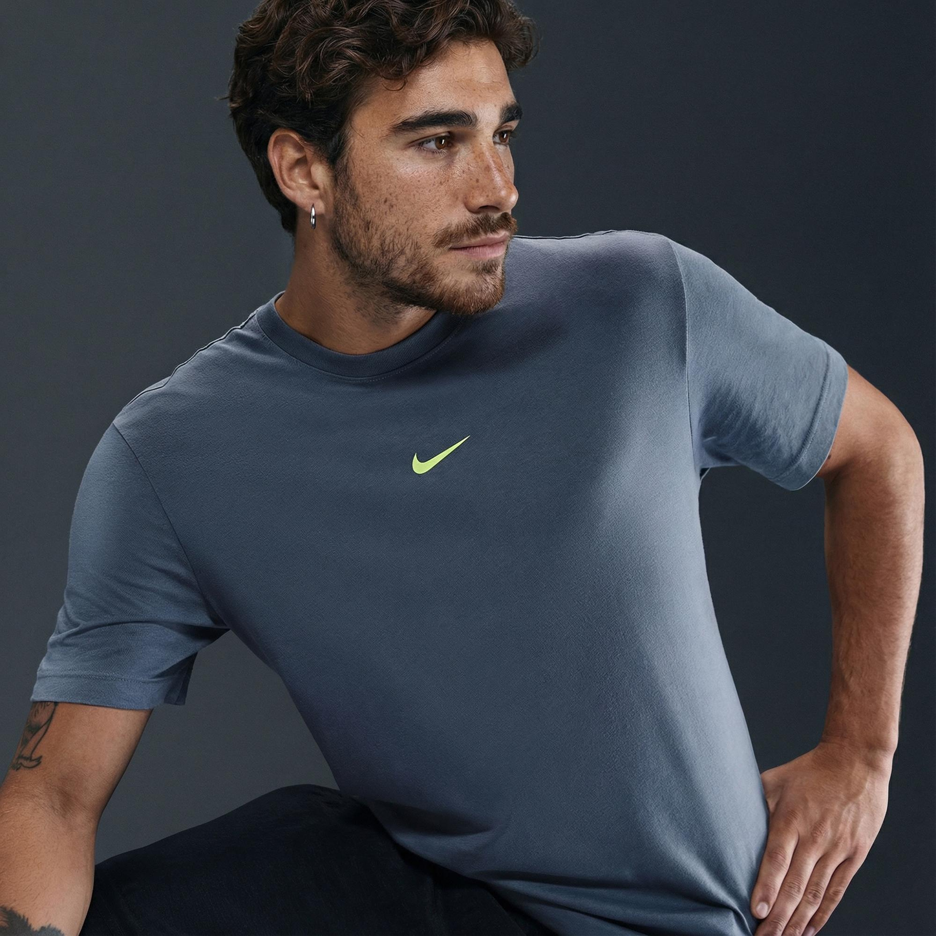 Nike Sportswear Erkek Mavi T-Shirt