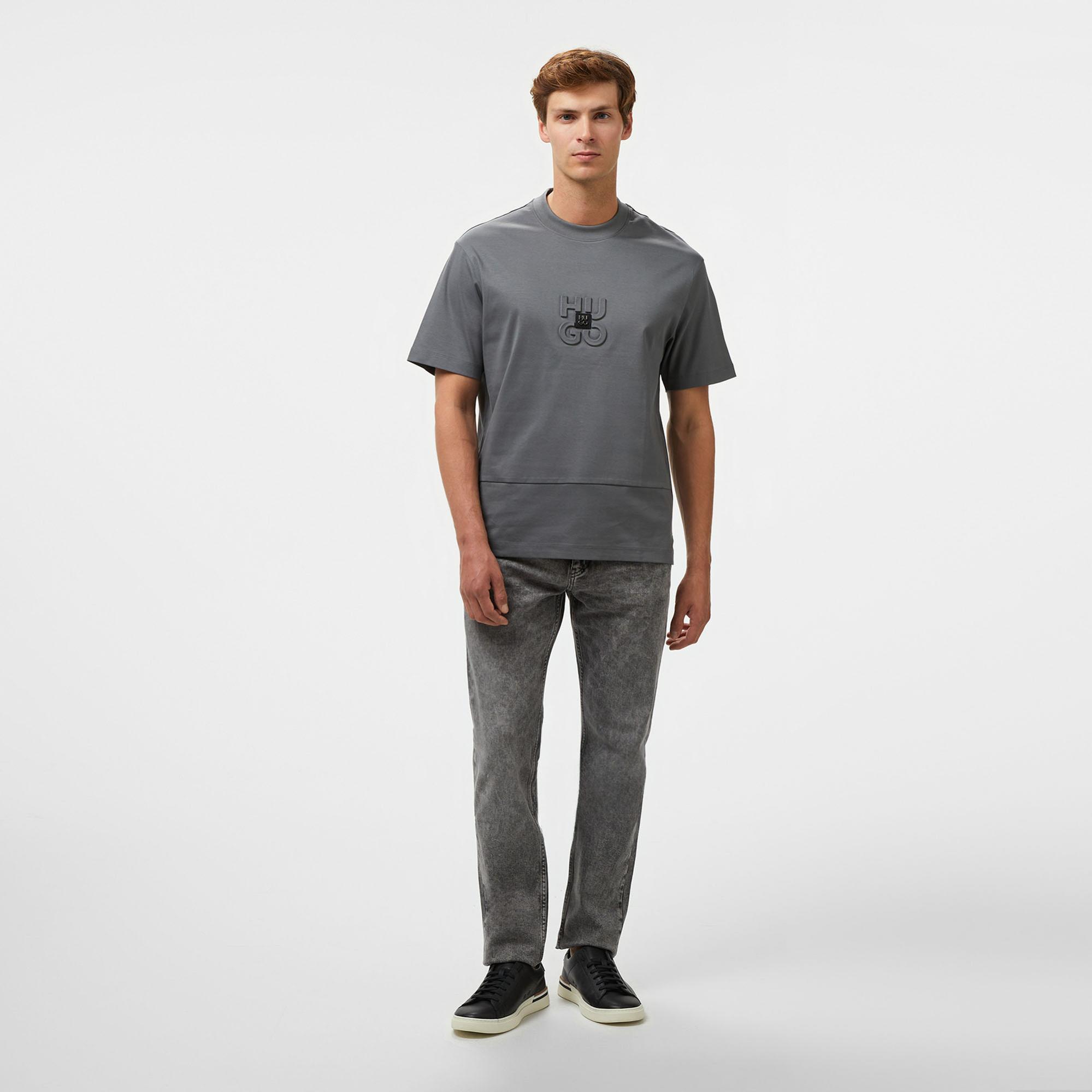 Hugo 708 Erkek Gri Jean