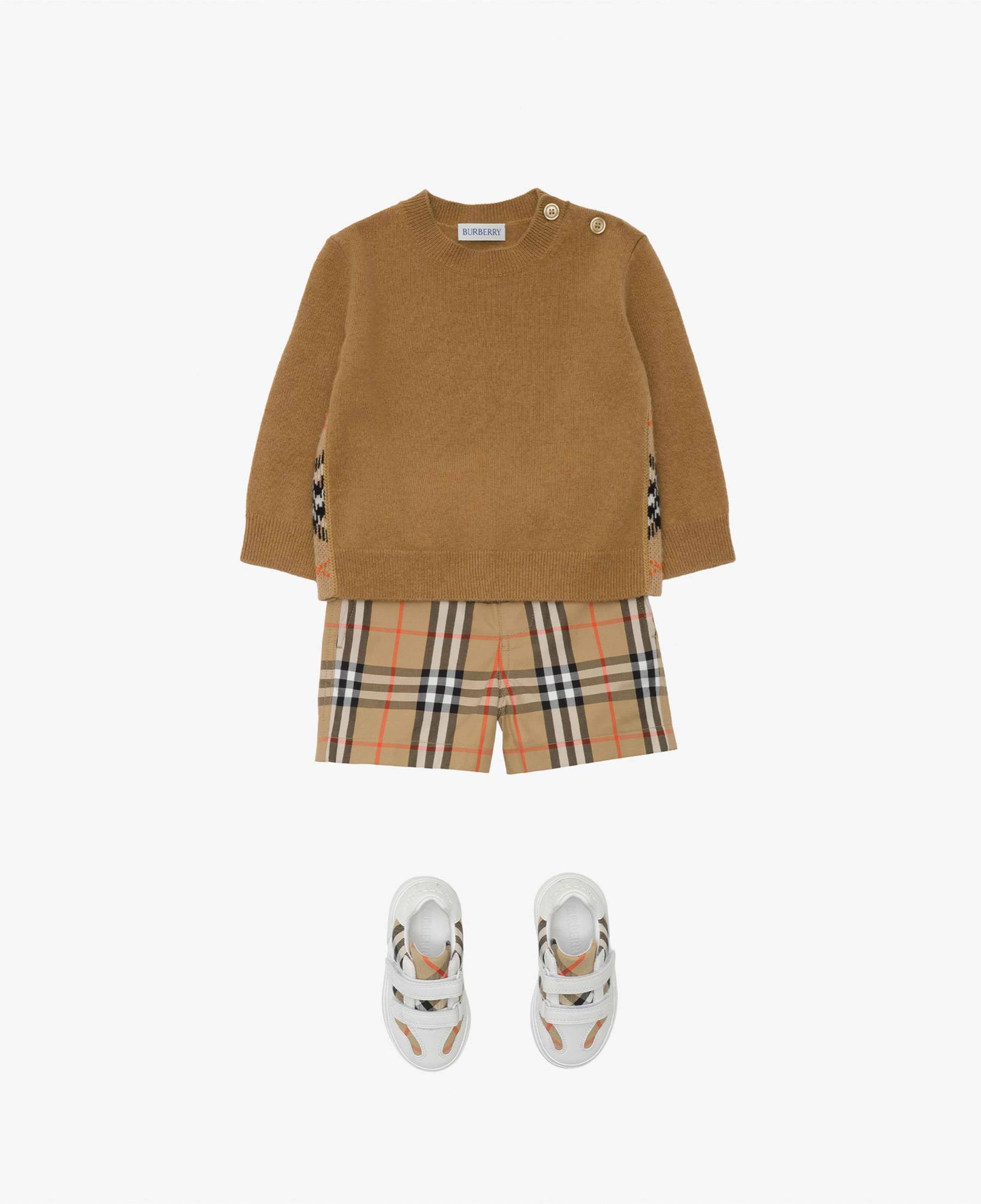 Burberry Bryce Çocuk Bej Triko