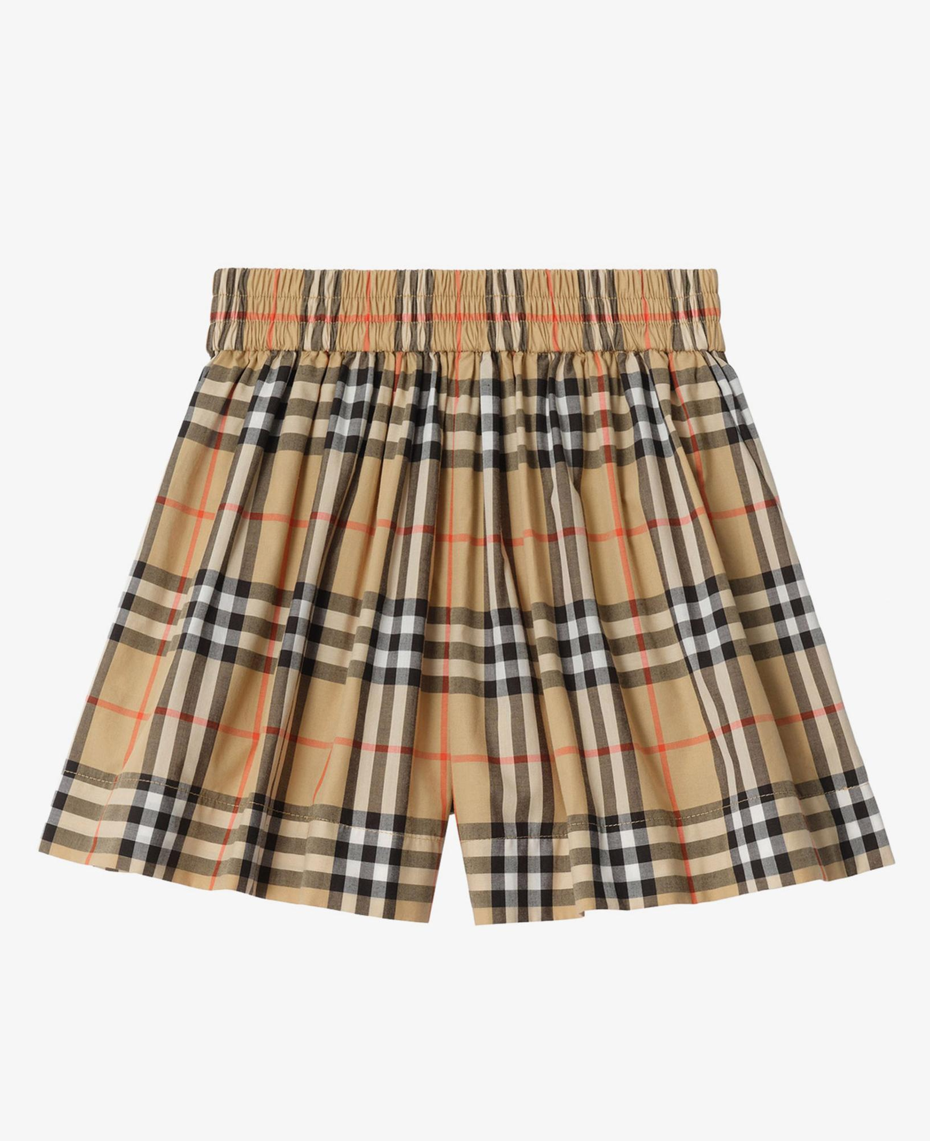 Burberry Marcy Check Çocuk Bej Şort