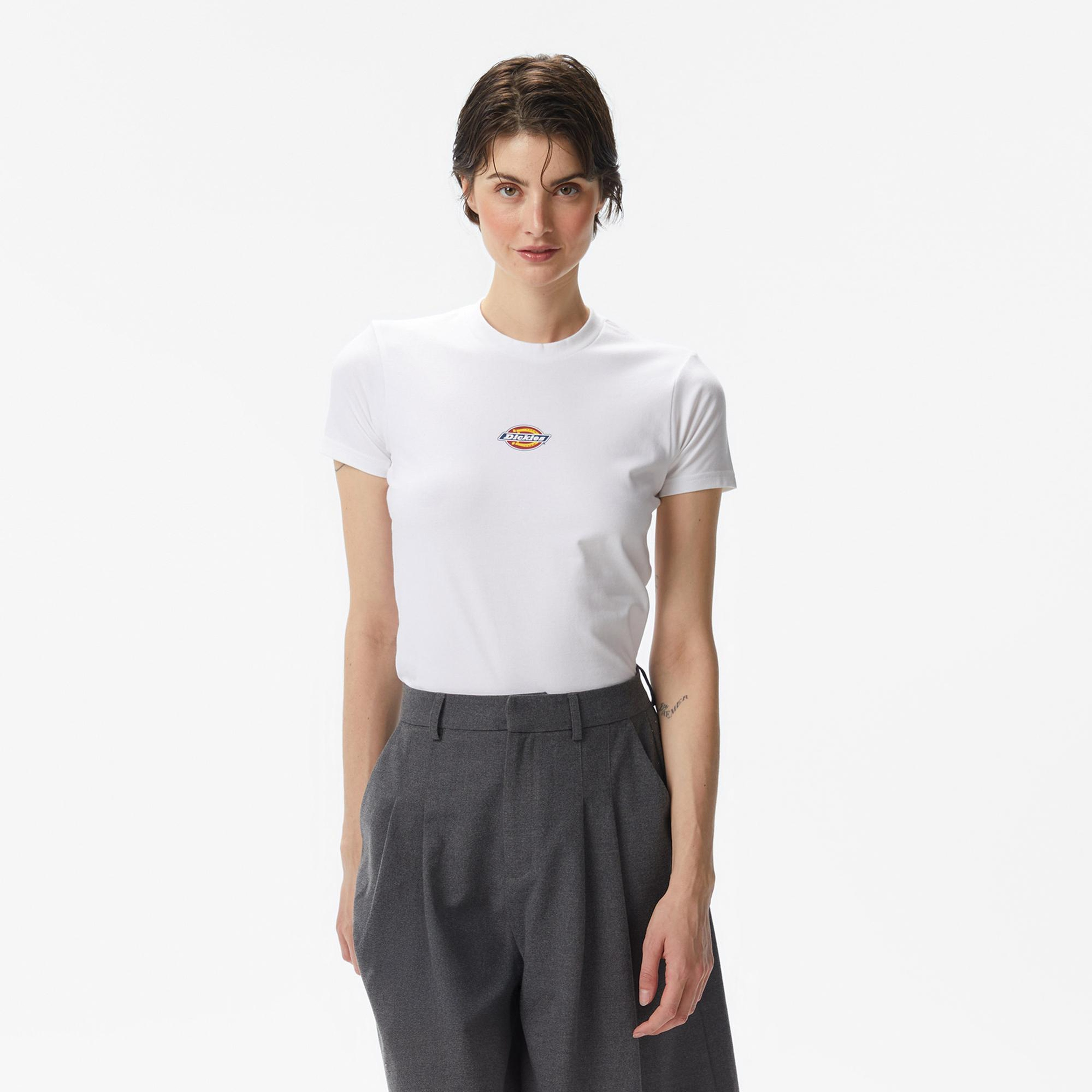 Dickies Maple Valley Kadın Beyaz T-Shirt