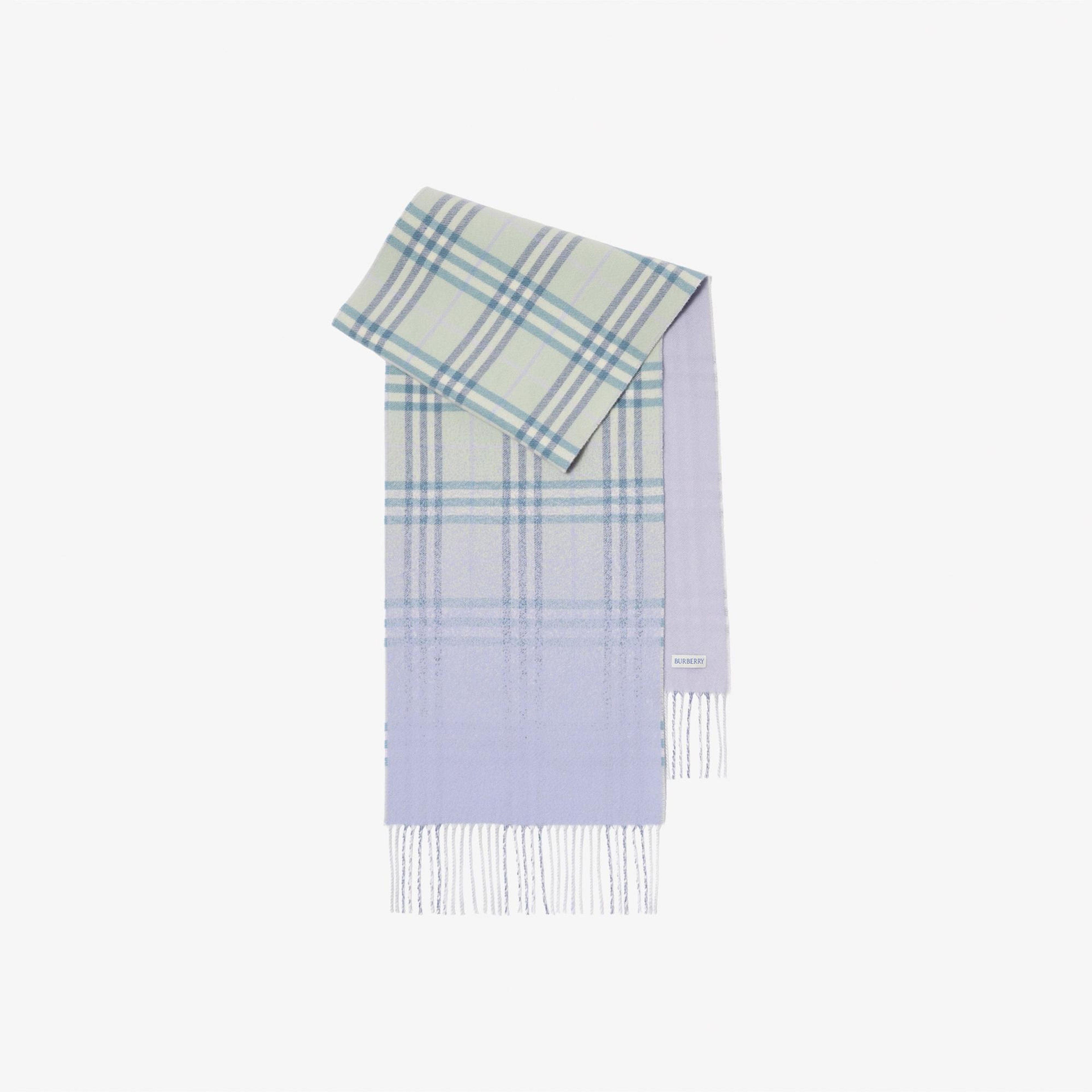 Burberry Gradıent Check Kadın Yeşil Atkı