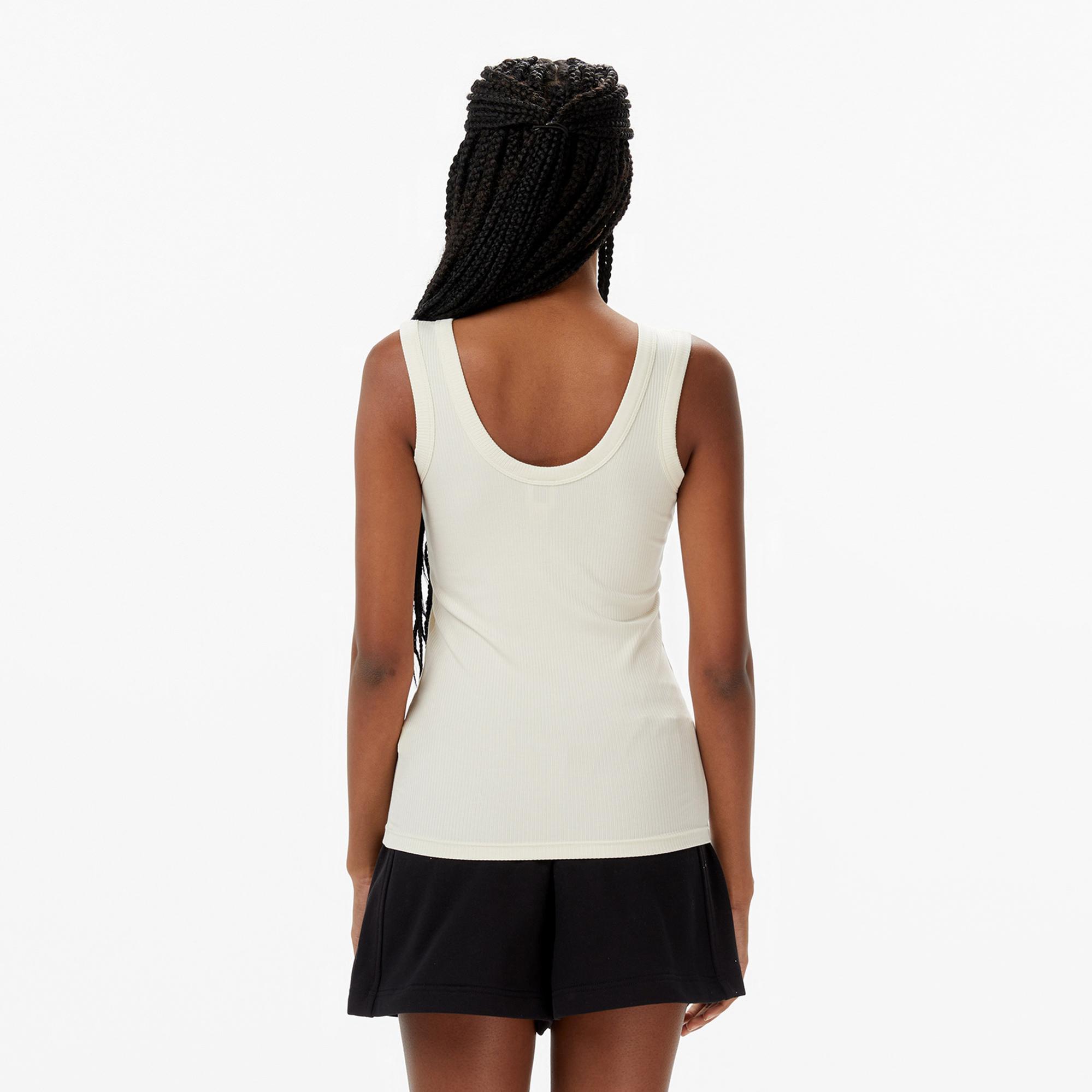 Calvin Klein Modal Tank Essential Kadın Beyaz T-Shirt