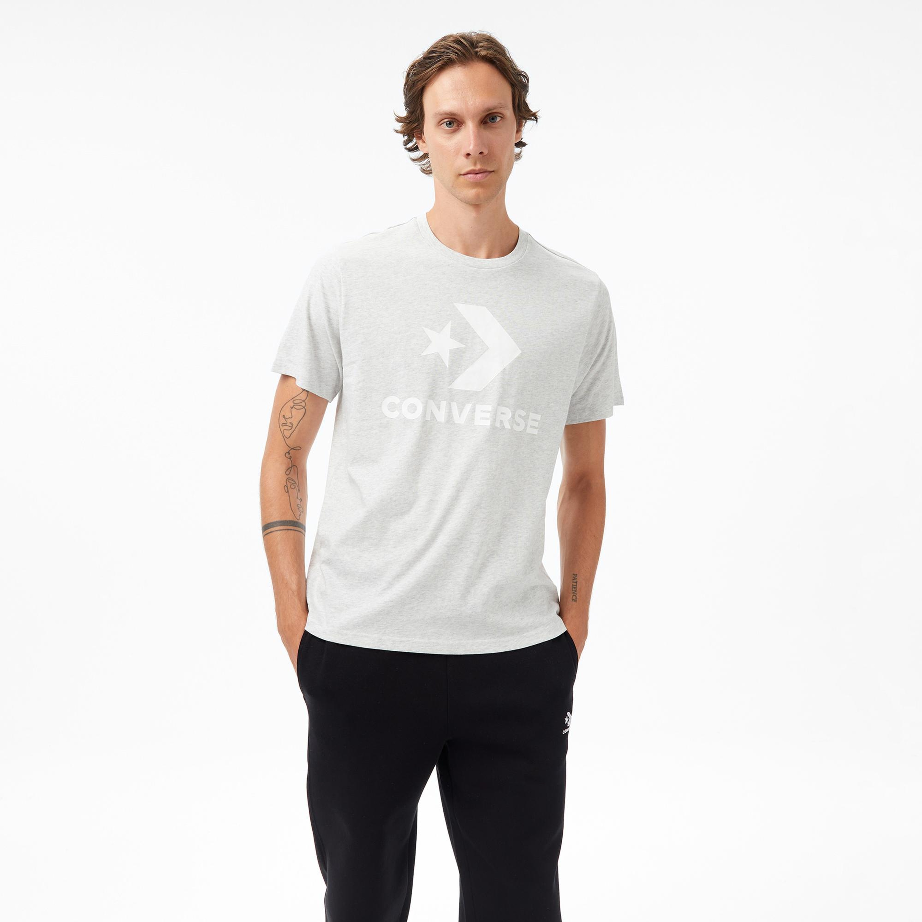 Converse Erkek Gri T-Shirt