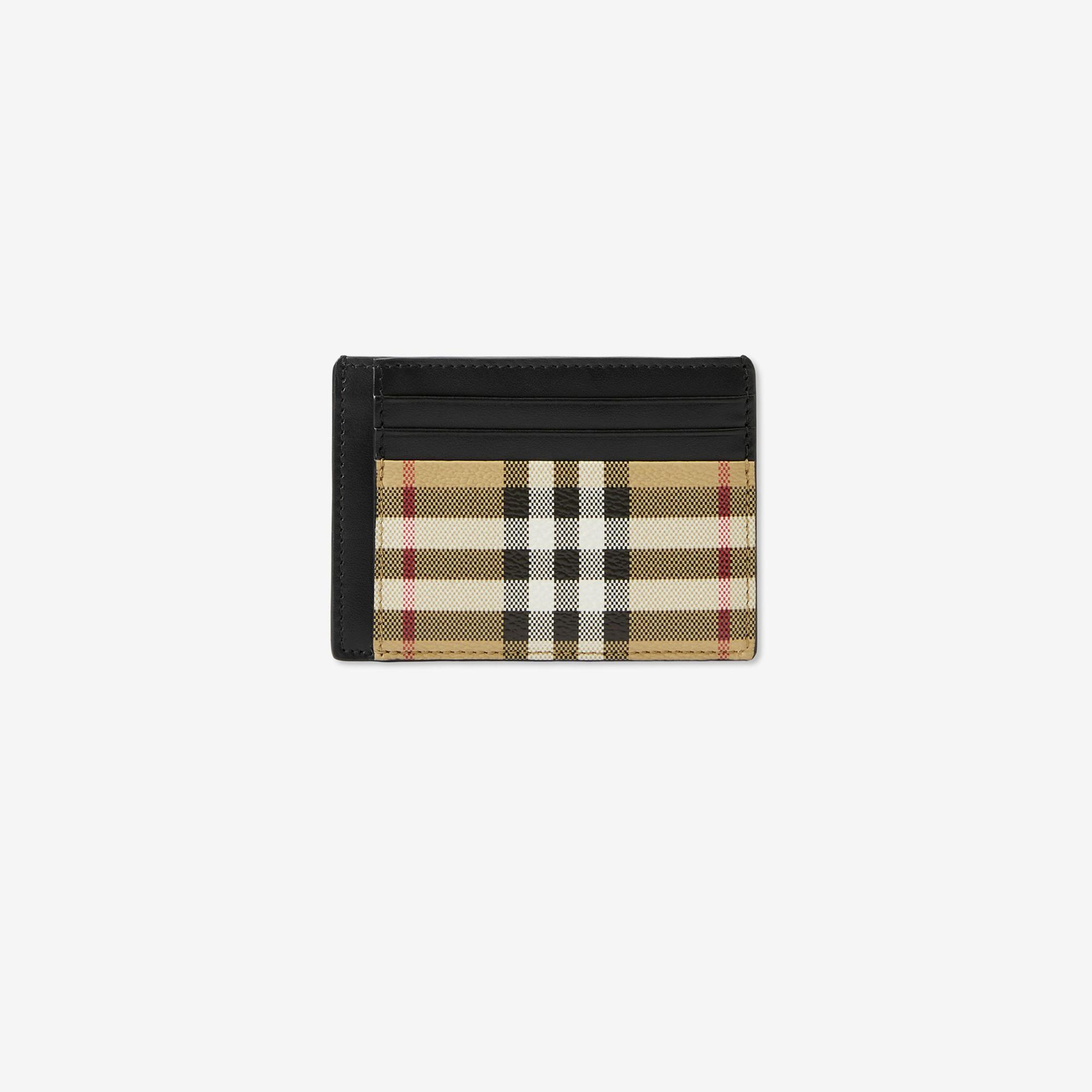 Burberry Check Money Clip Erkek Bej Kartlık