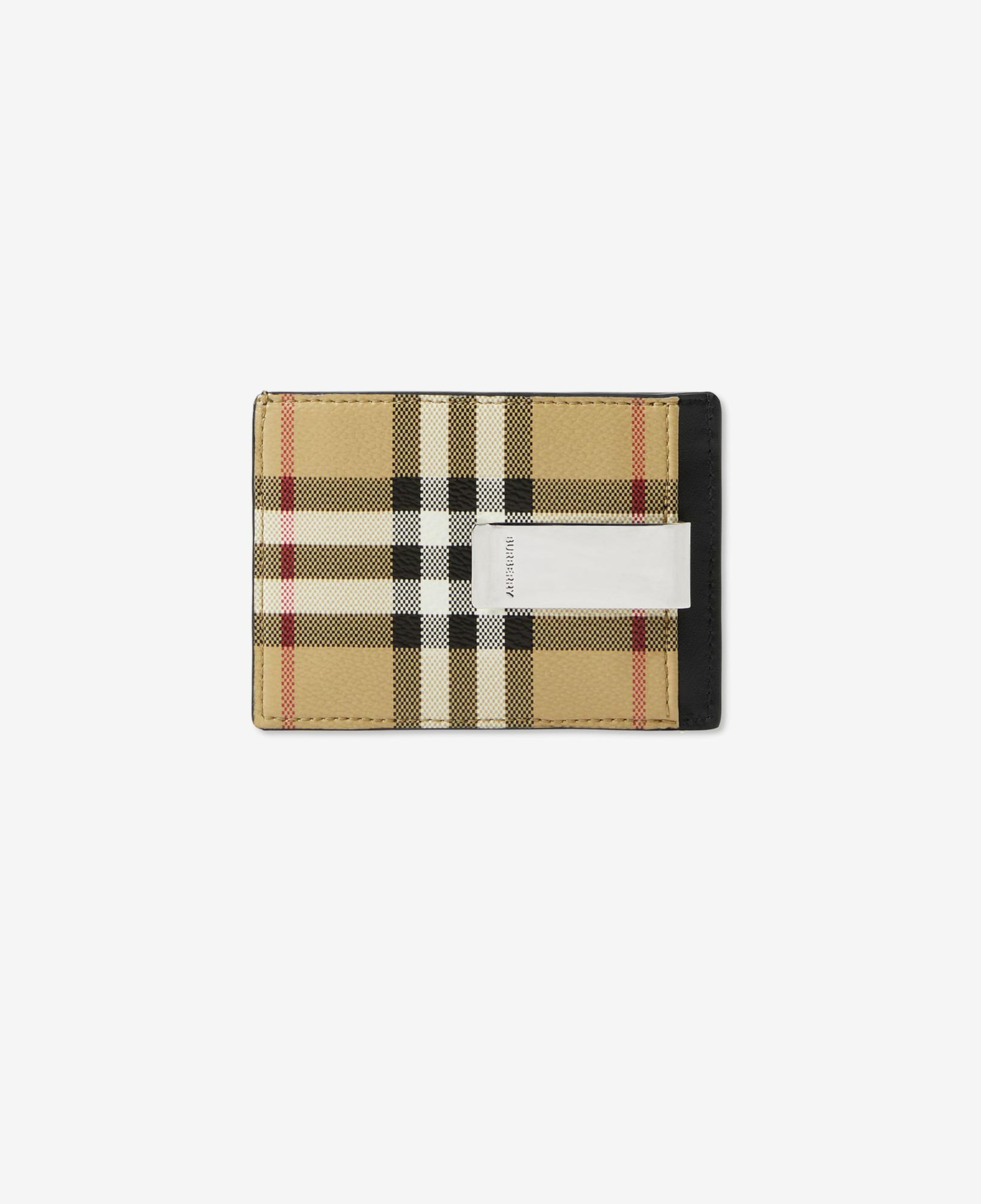 Burberry Check Money Clip Erkek Bej Kartlık