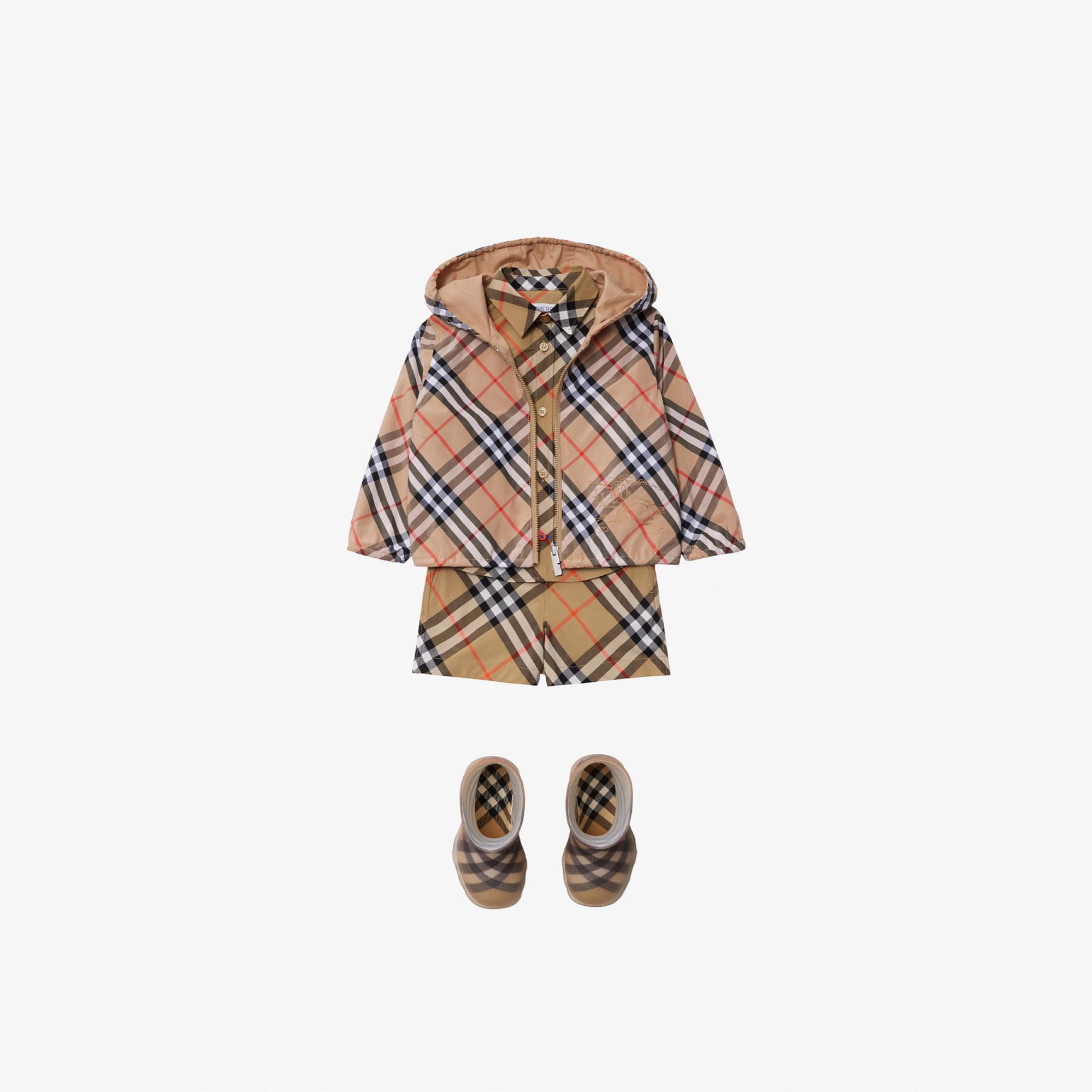 Burberry Check Pamuk Çocuk Bej Şort