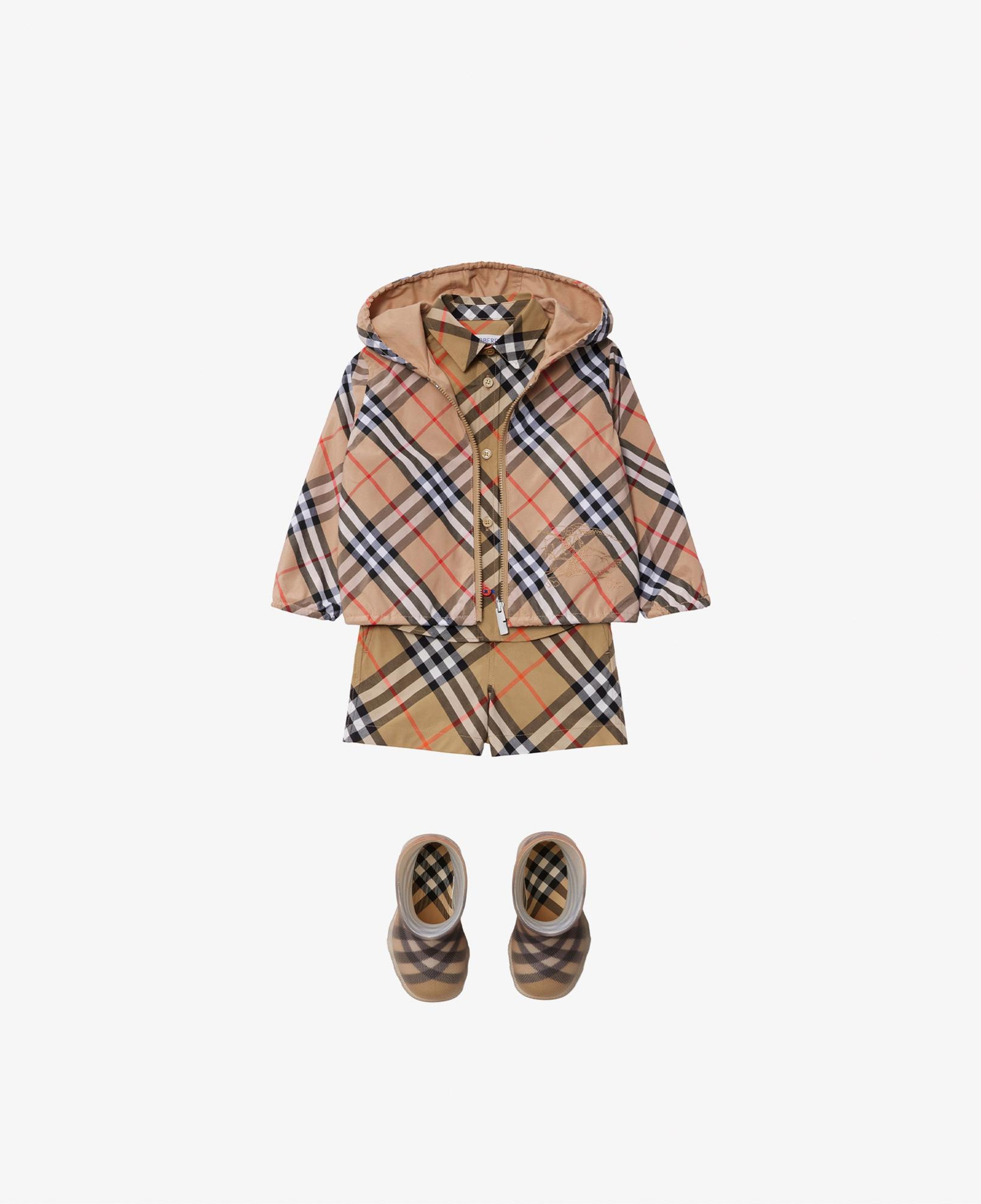 Burberry Check Pamuk Çocuk Bej Şort