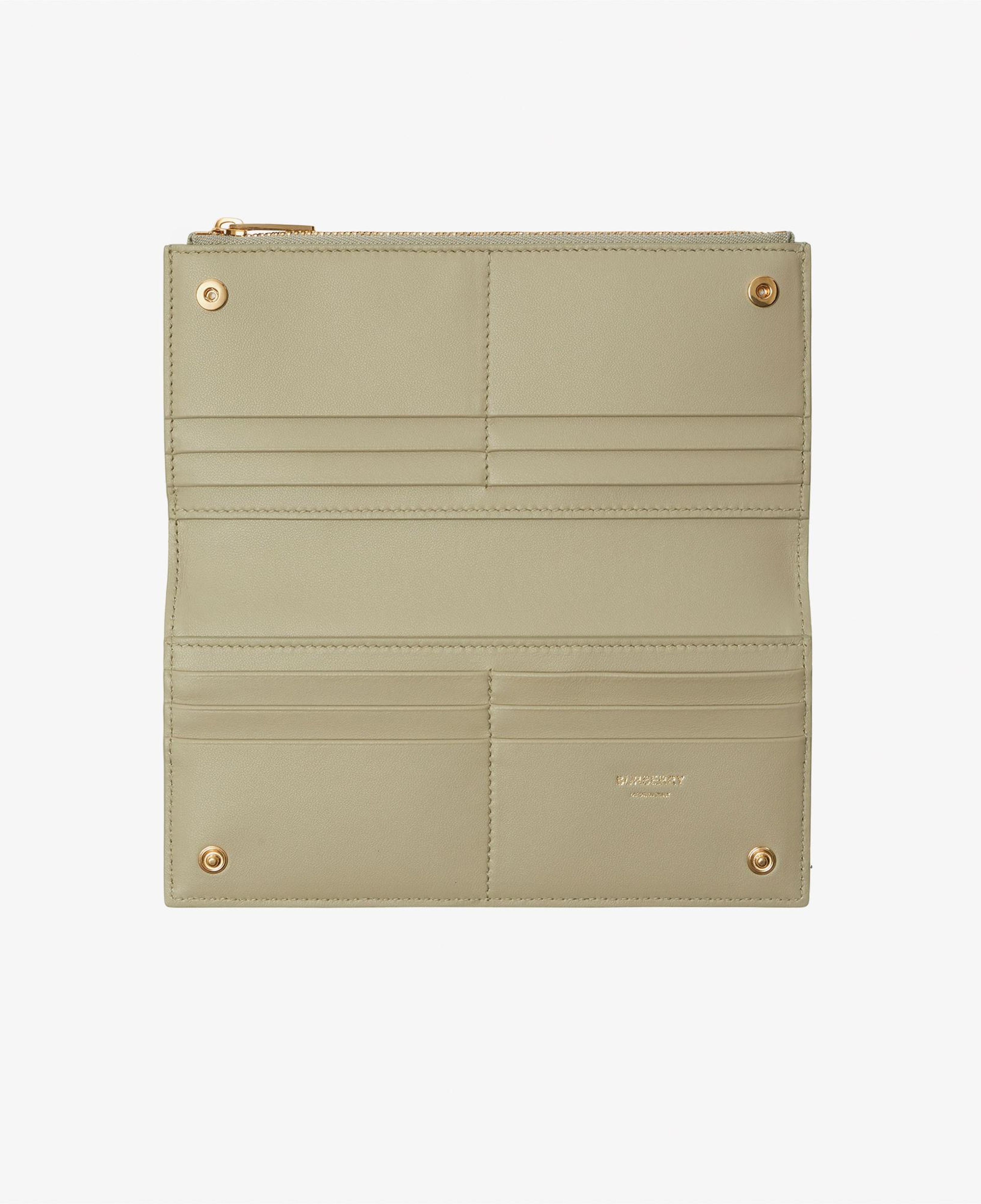 Burberry Large Check Bifold Kadın Krem Rengi Cüzdan