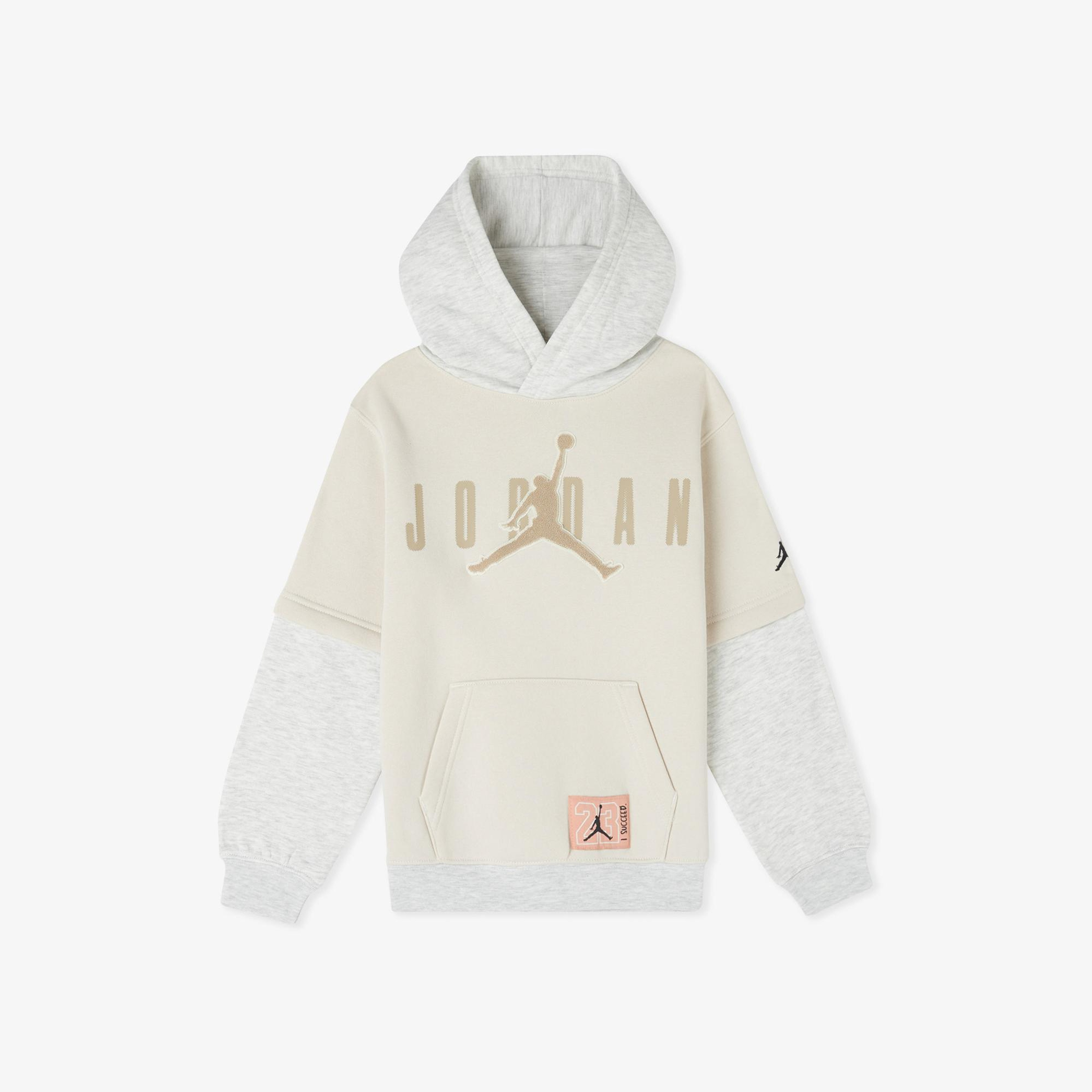 Jordan Future Flight Çocuk Krem Kapüşonlu Sweatshirt