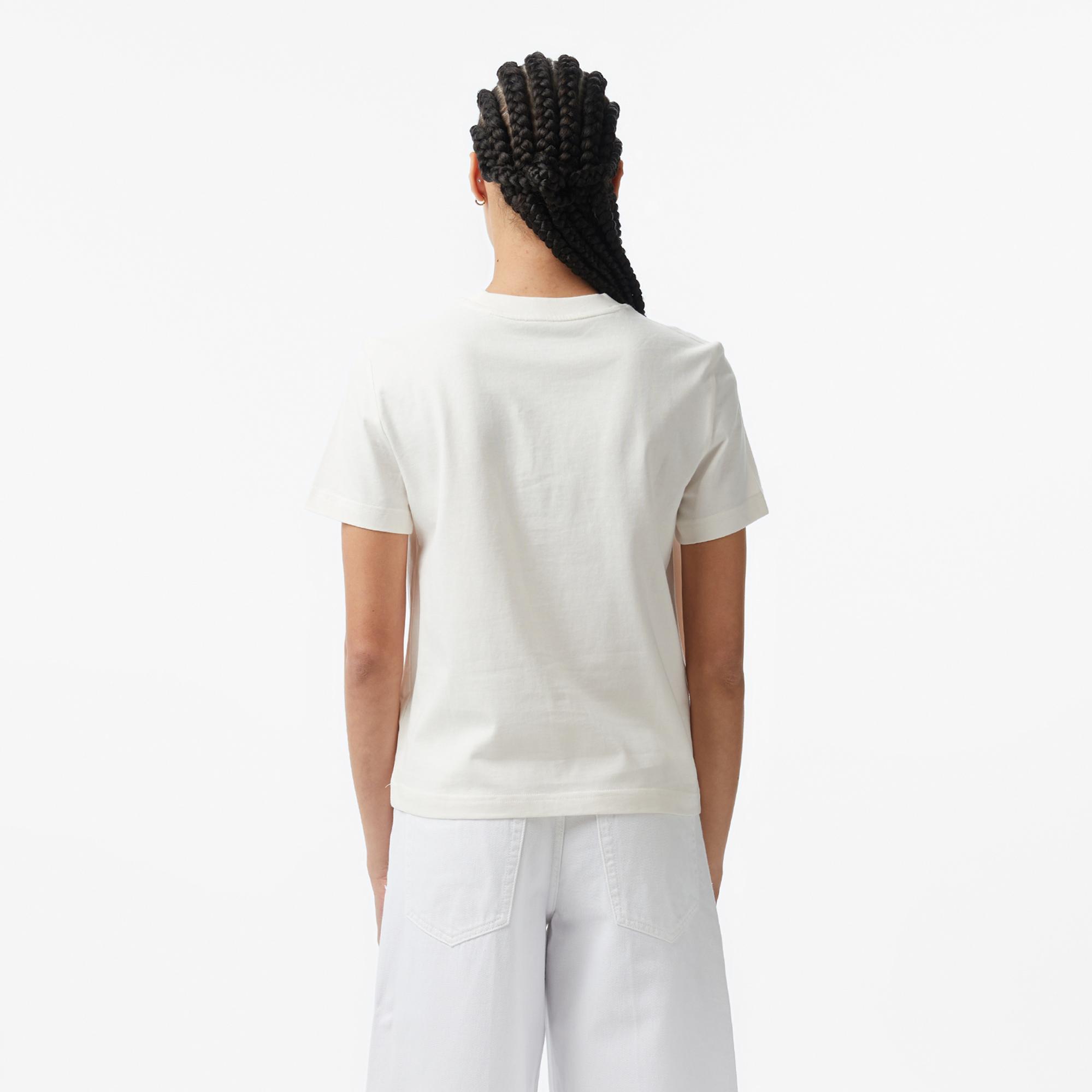 Calvin Klein Concept Graphic Kadın Beyaz T-Shirt