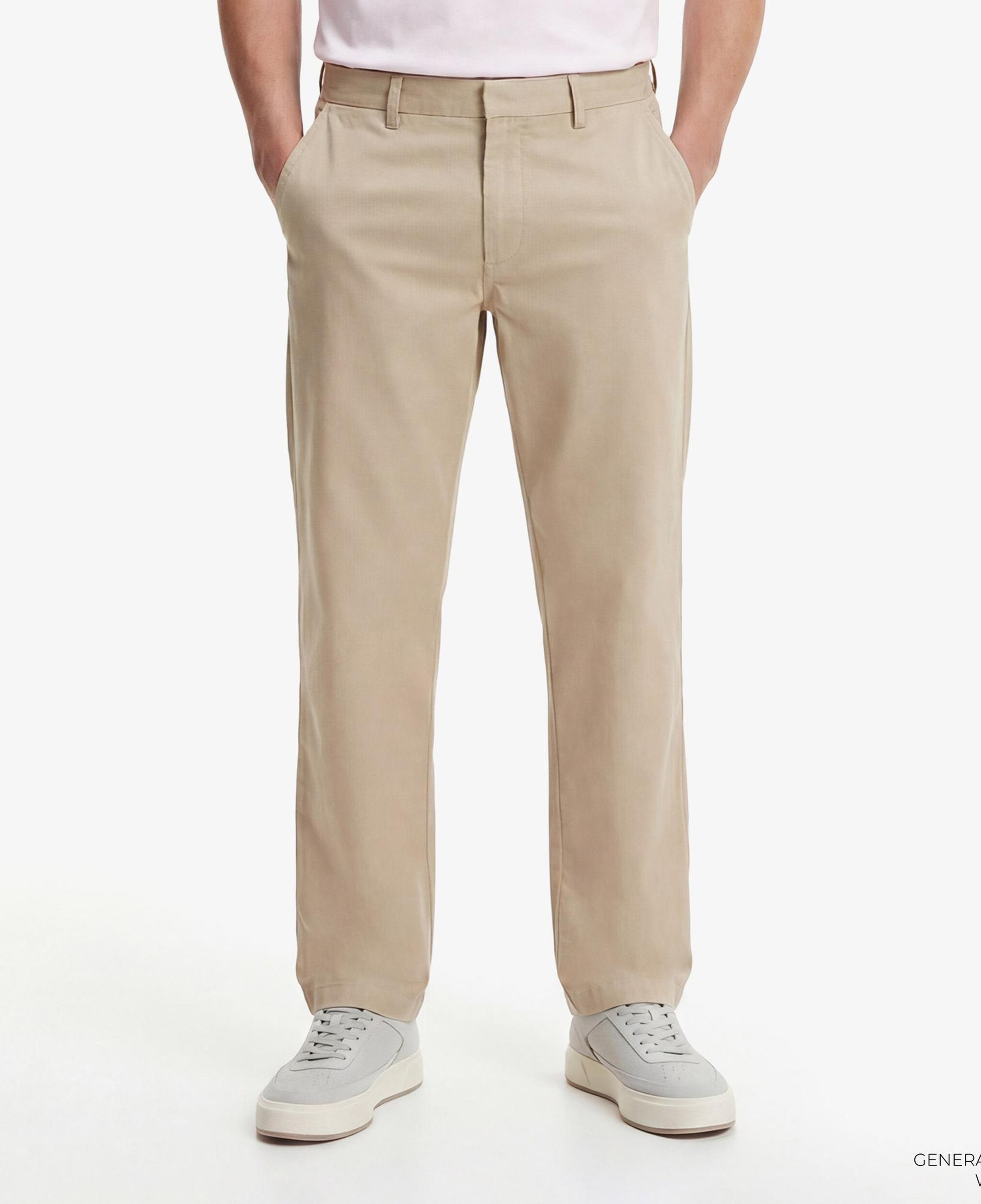Calvin Klein 90S Straight Twill Comfort Erkek Kahverengi Pantolon
