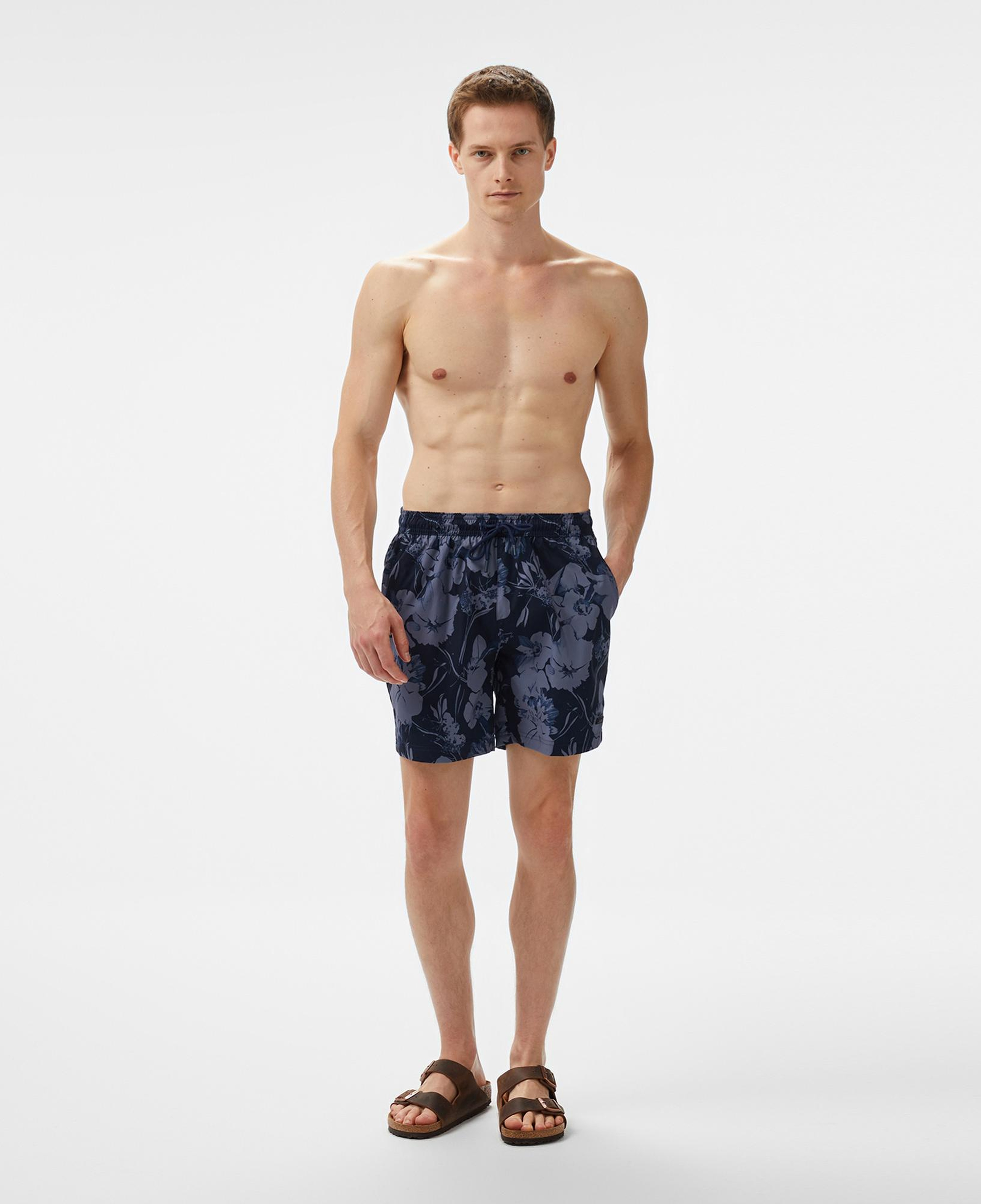 Boss Alain Erkek Lacivert Mayo Şort