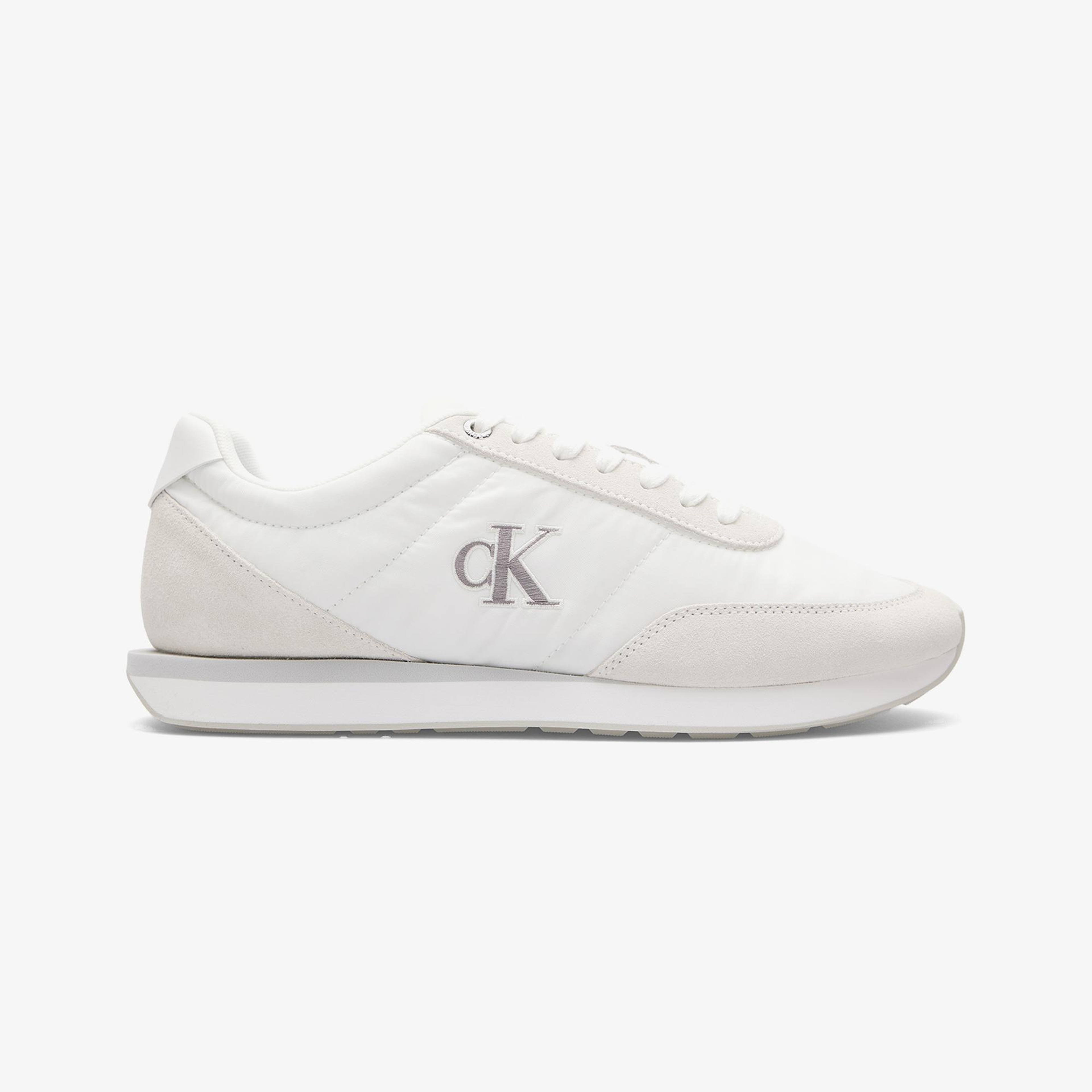 Calvin Klein Retro Runner Erkek Beyaz Sneaker