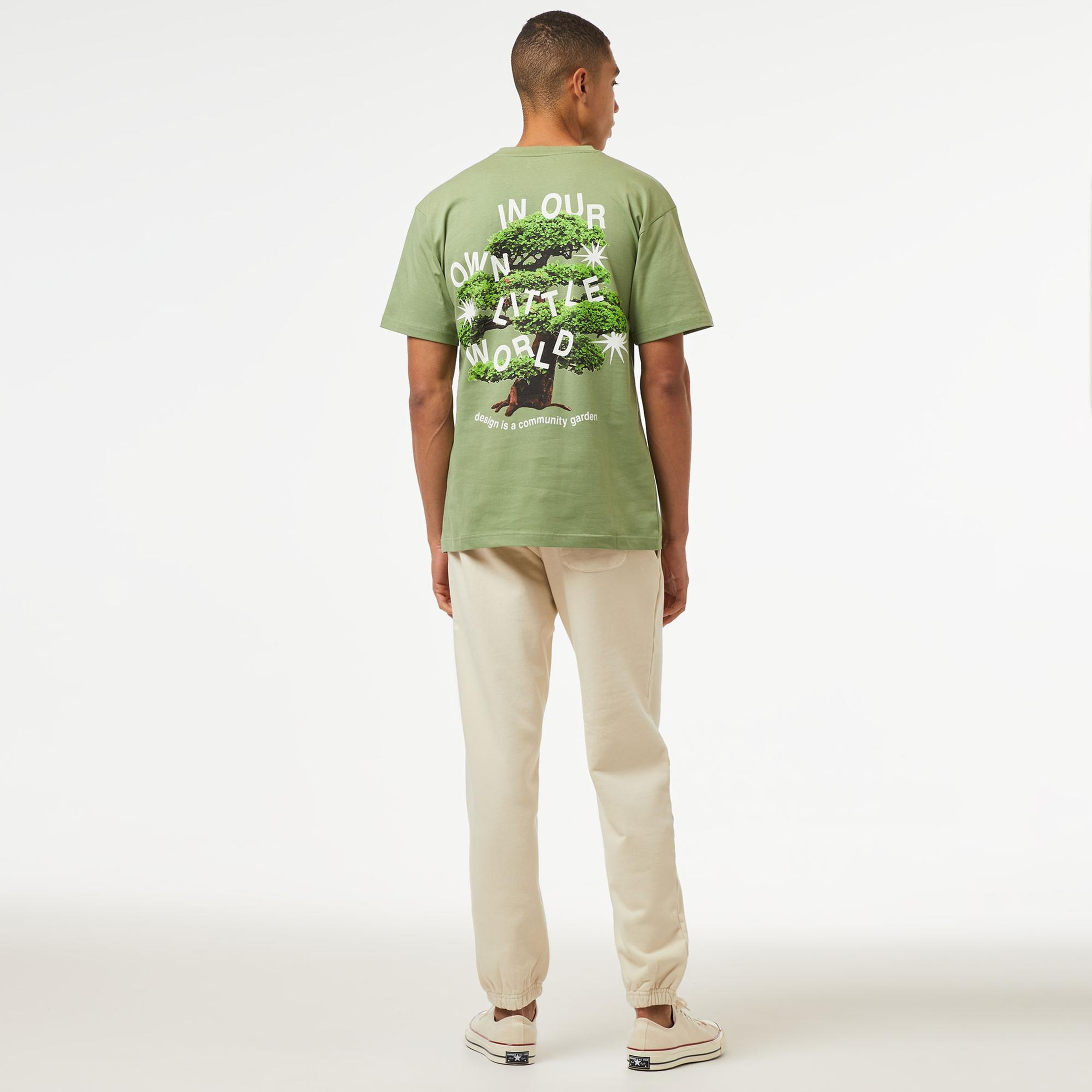 Market Vintage Wash Arc Erkek Krem Eşofman Altı