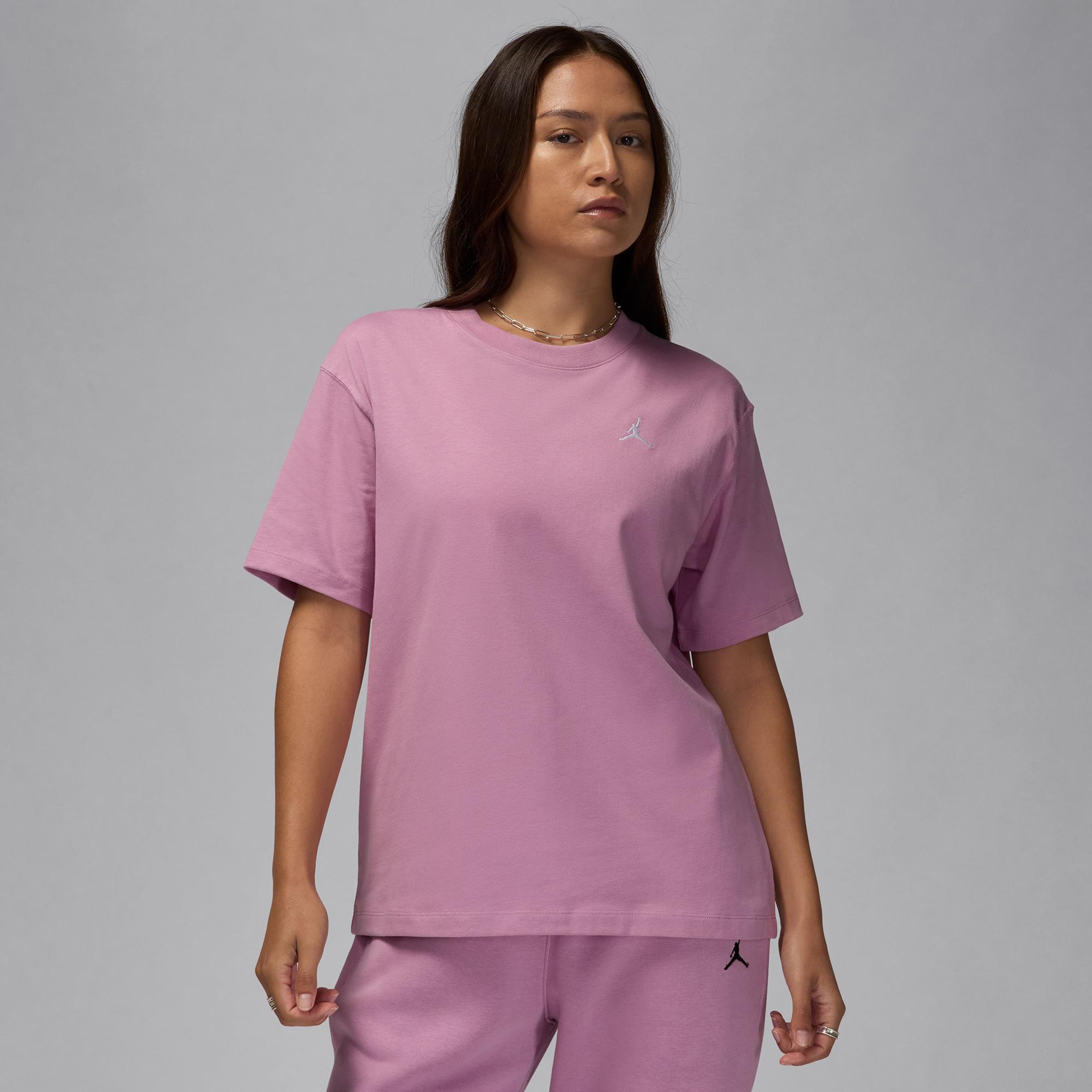 Jordan Essentials Kadın Mor T-Shirt