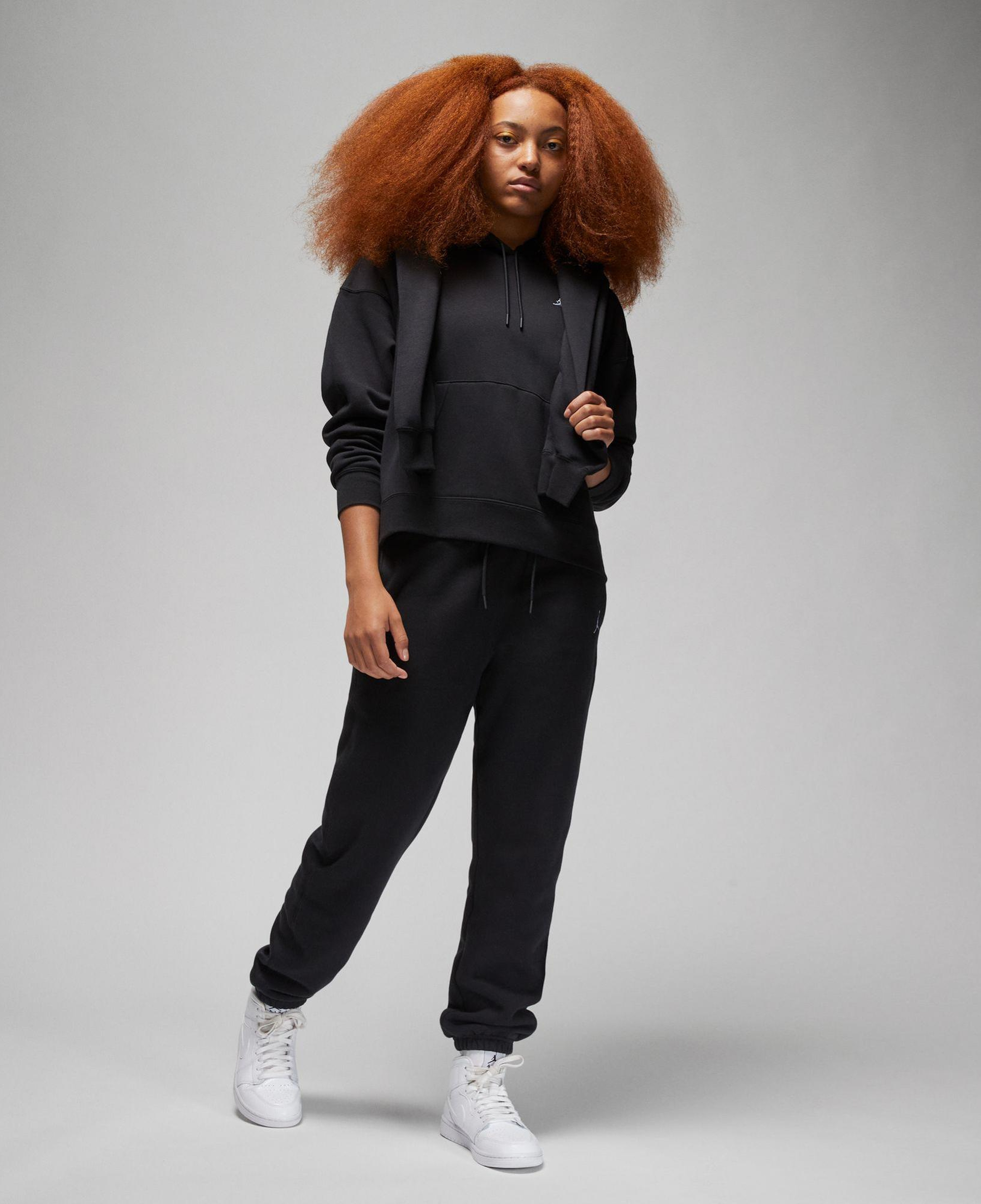 Jordan Brkln Fleece Pullover 2 Kadın Siyah Sweatshirt