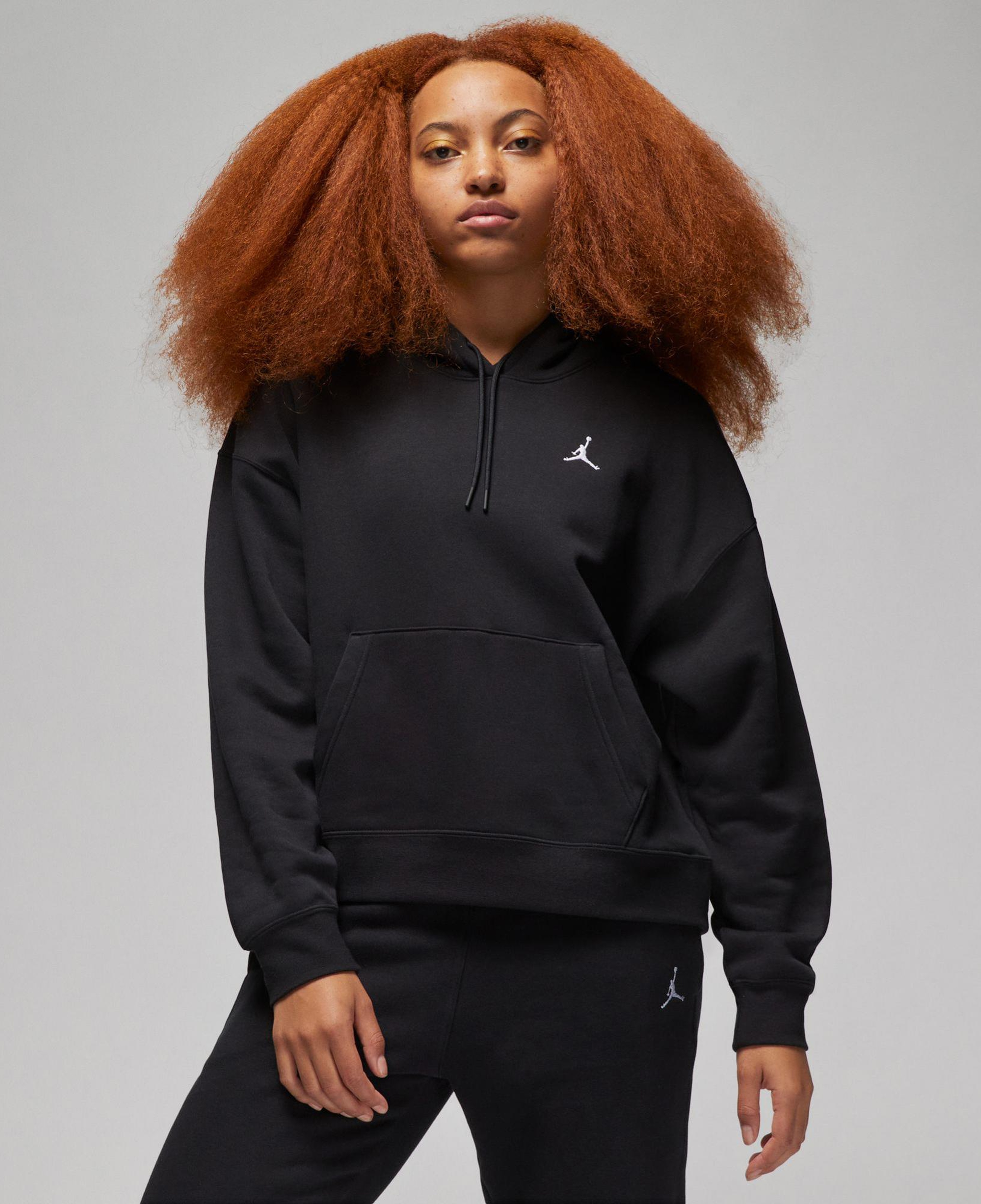 Jordan Brkln Fleece Pullover 2 Kadın Siyah Sweatshirt