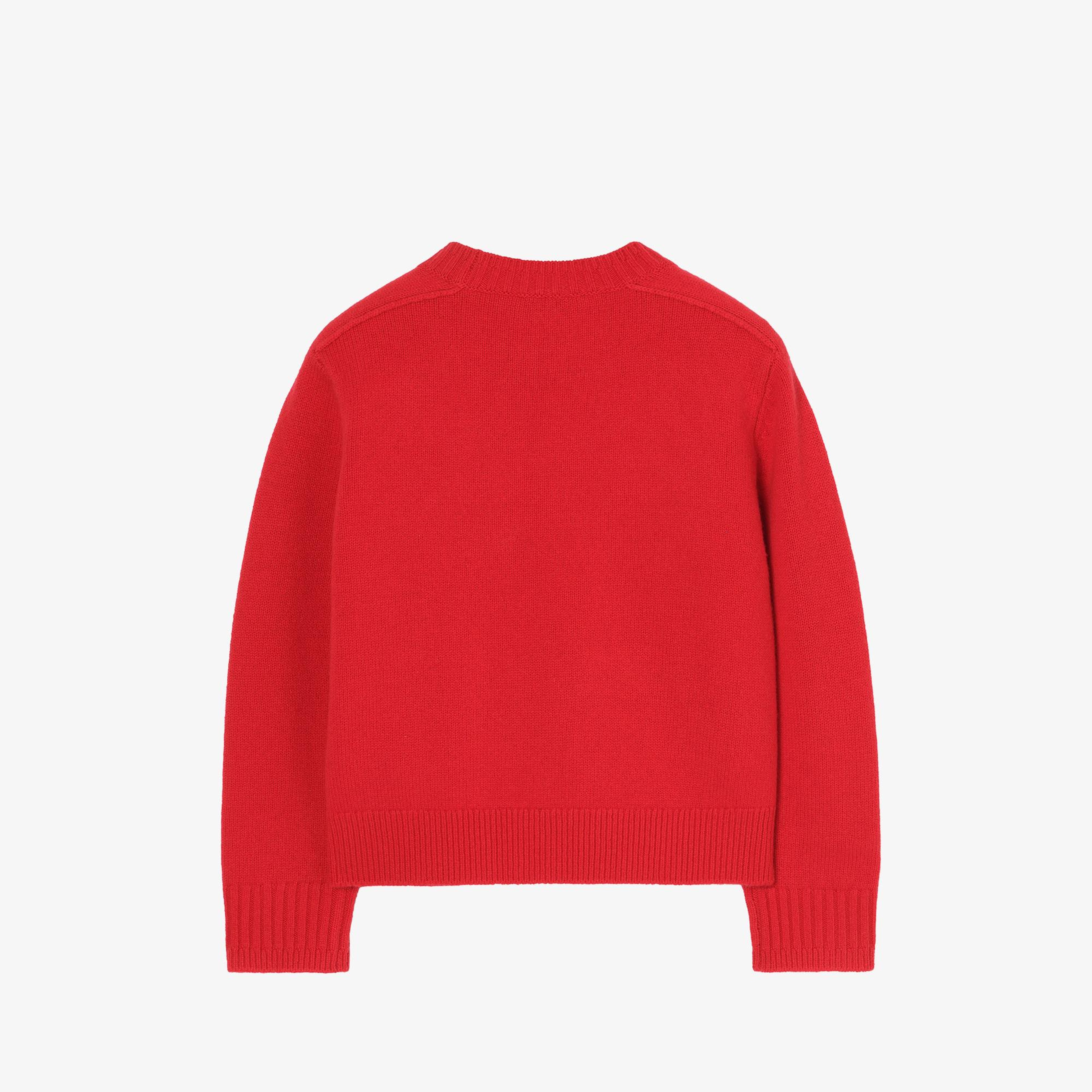 Burberry Anna Crystal Çocuk Kırmızı Triko