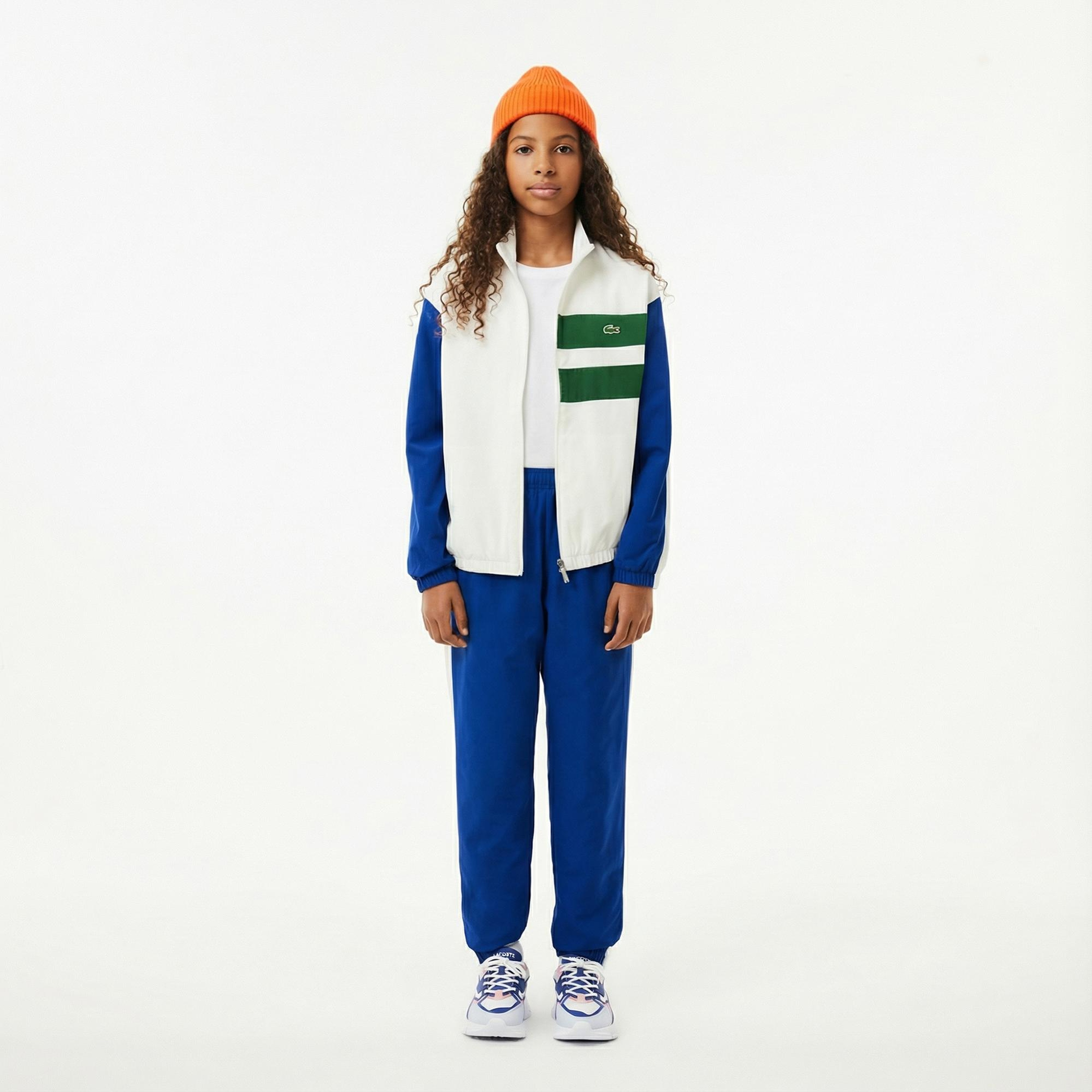 Lacoste Çocuk Bisiklet Yaka Beyaz T-Shirt