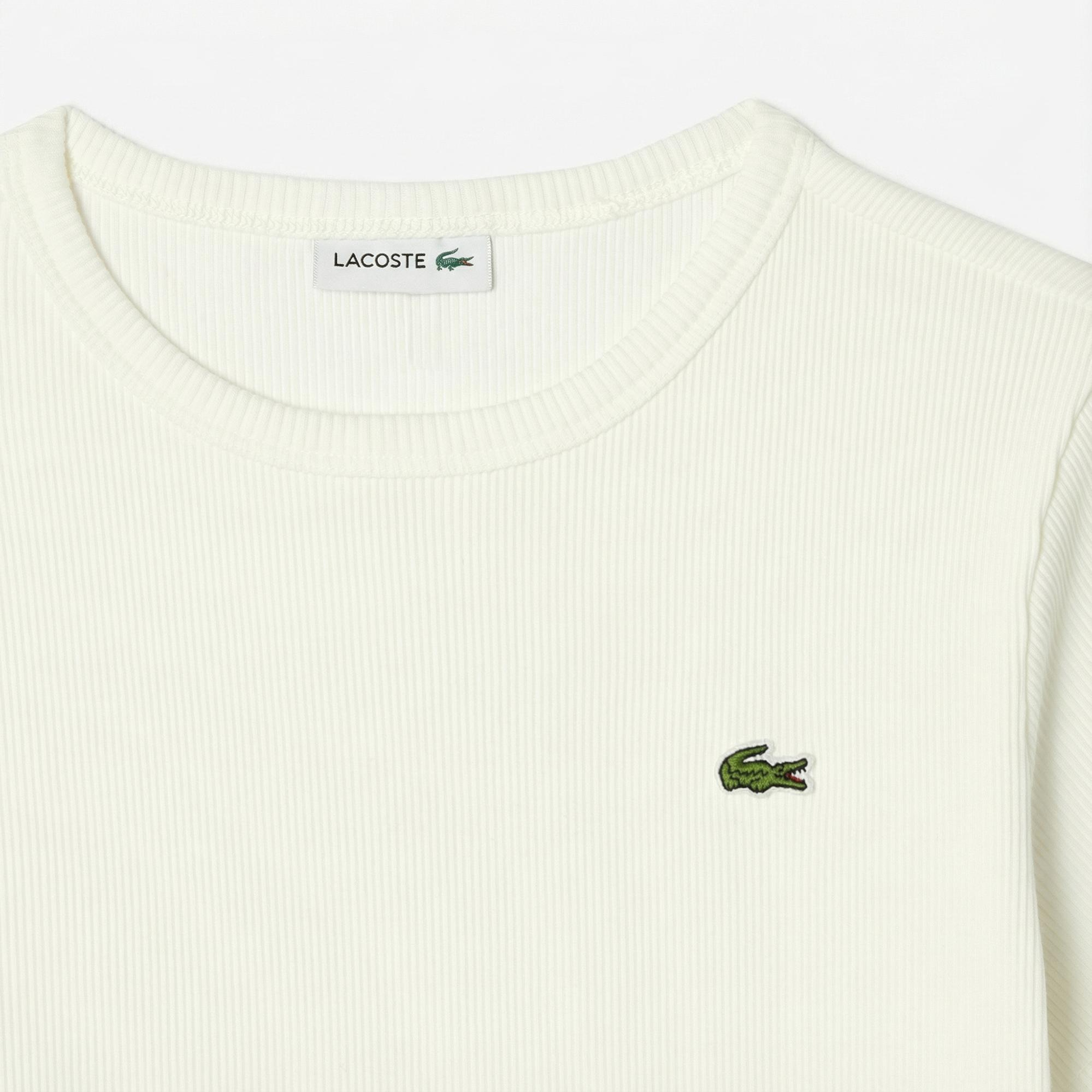 Lacoste Çocuk Bisiklet Yaka Beyaz T-Shirt