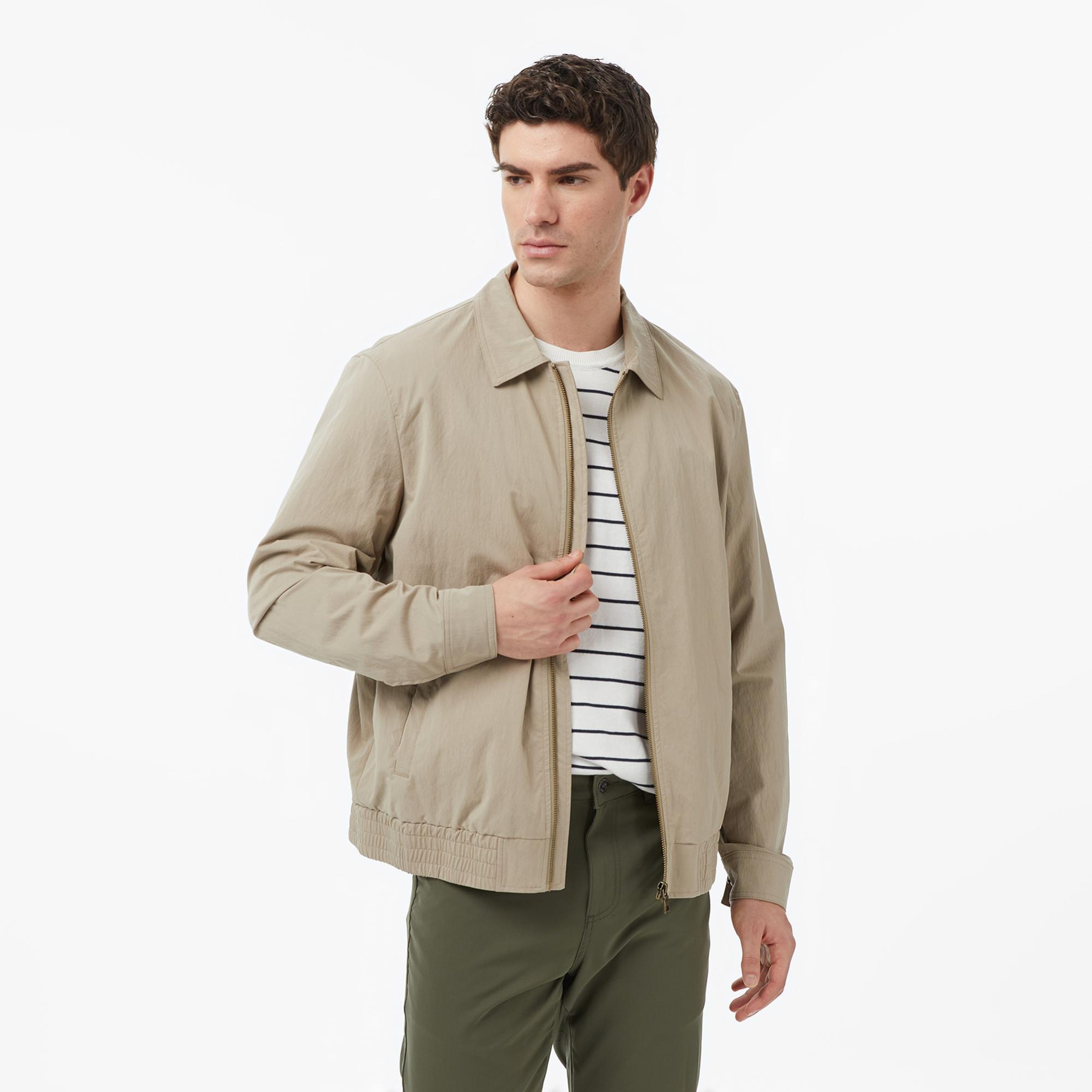 Nautica Erkek Bej Regular Fit Ceket