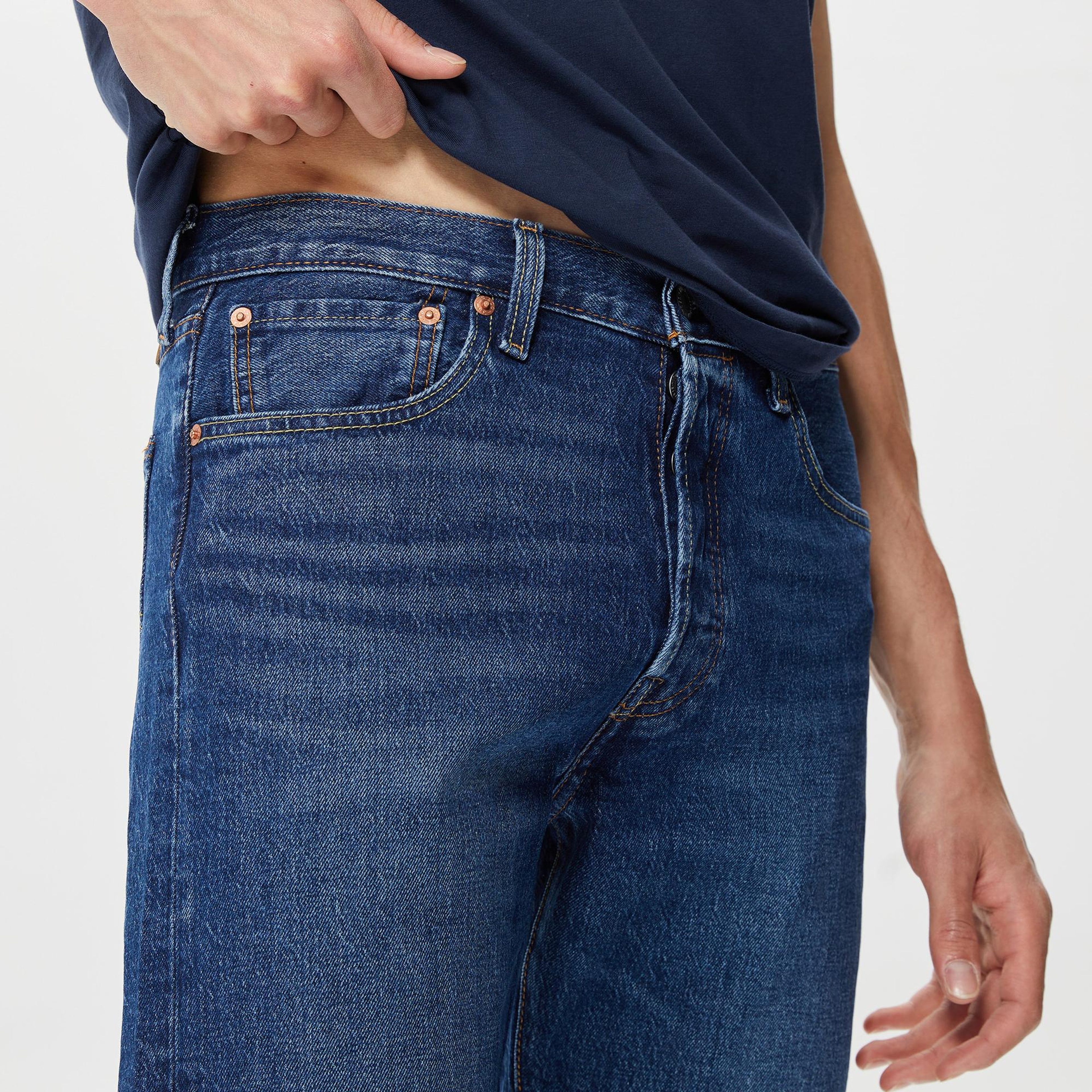 Levi's 501 Original Erkek Lacivert Jean