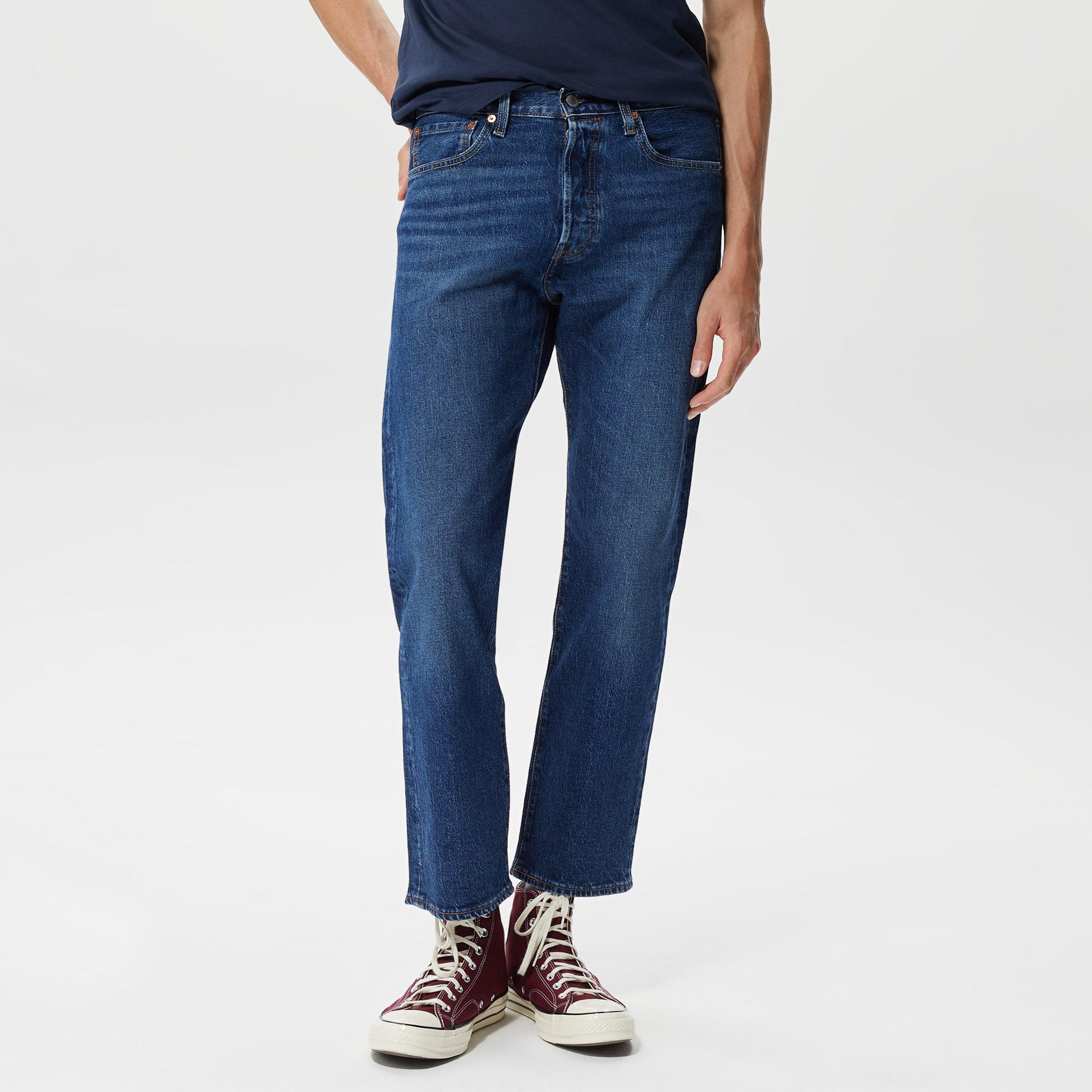 Levi's 501 Original Erkek Lacivert Jean