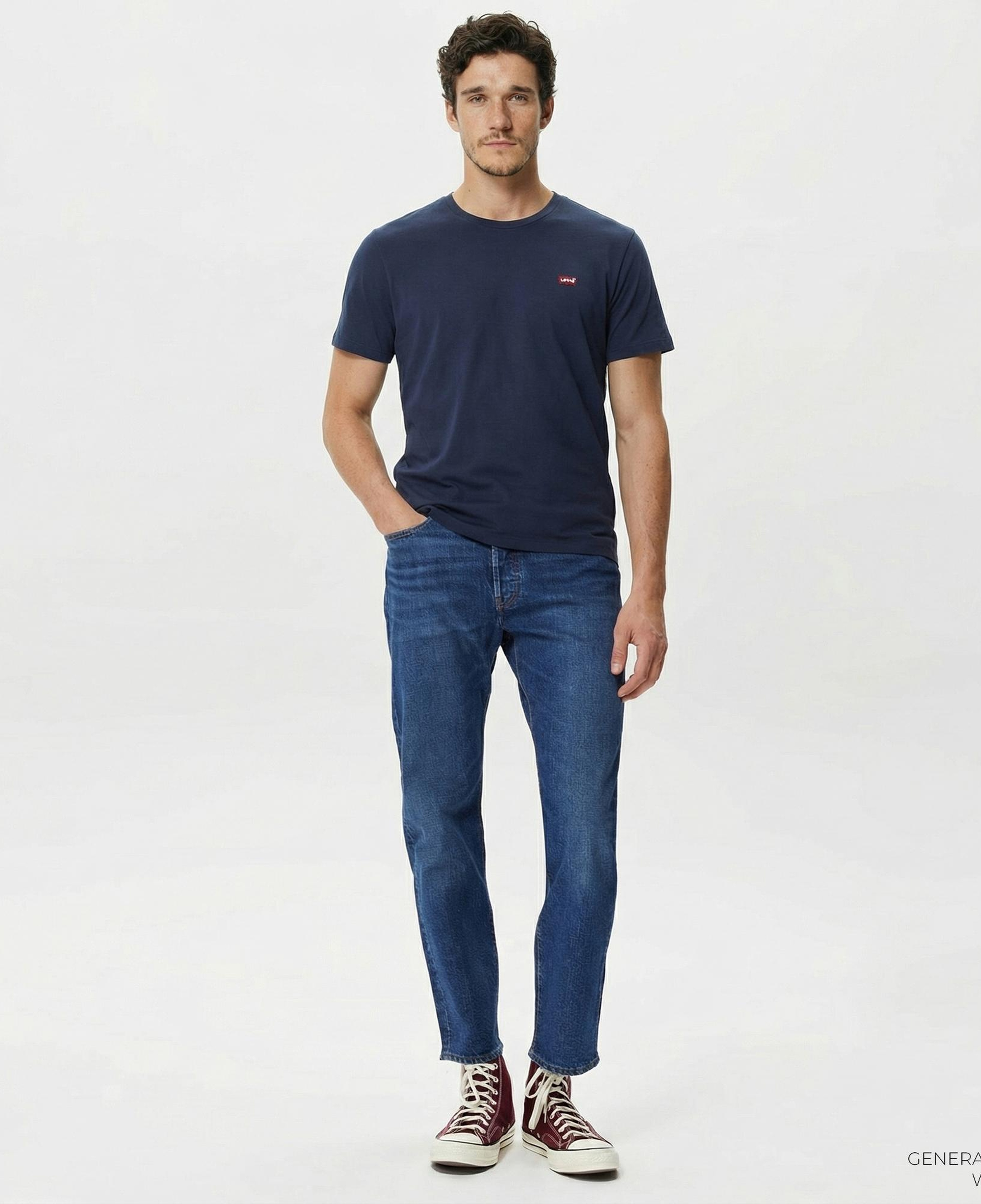Levi's 501 Original Erkek Lacivert Jean