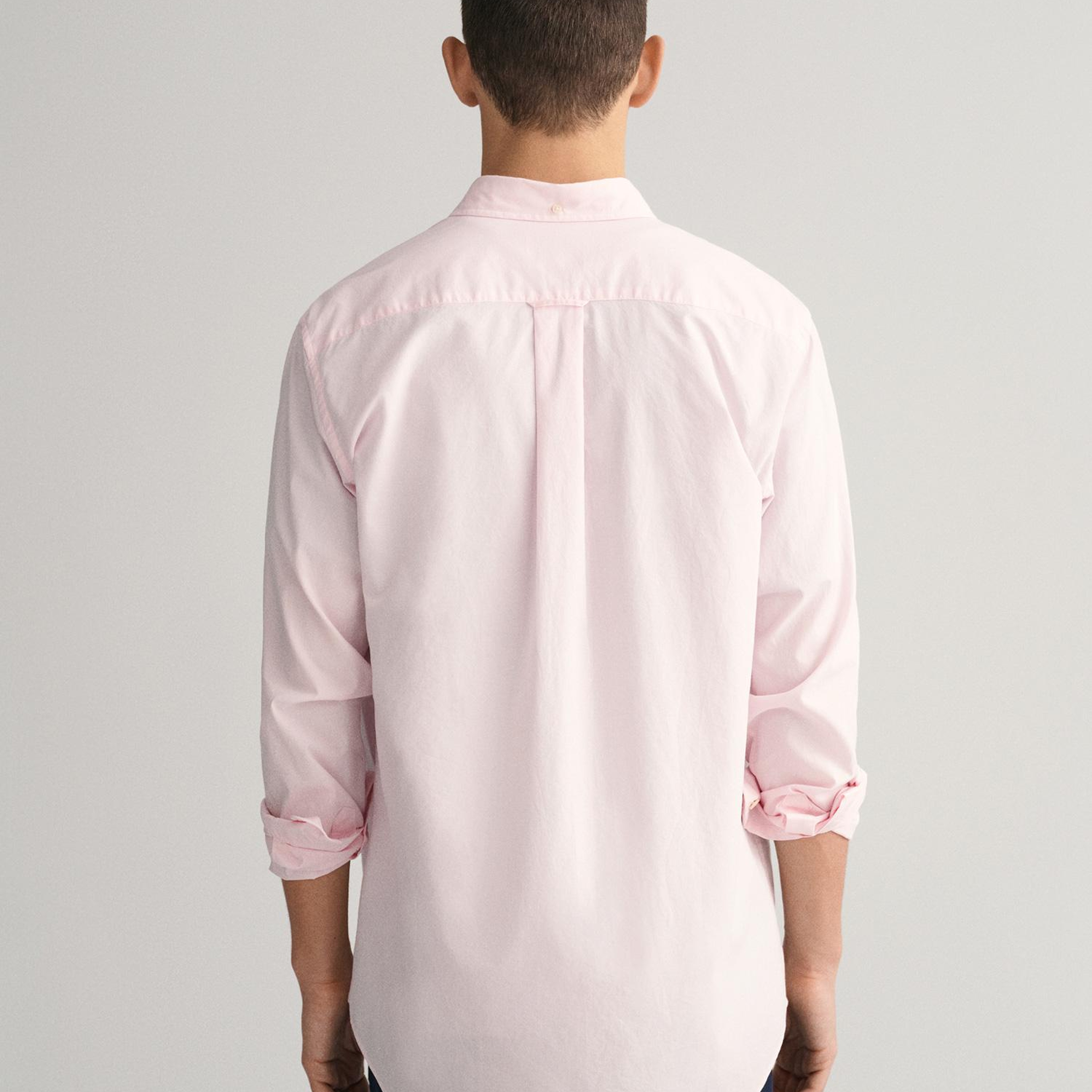 GANT Erkek Pembe Regular Fit Düğmeli Yaka Poplin Gömlek