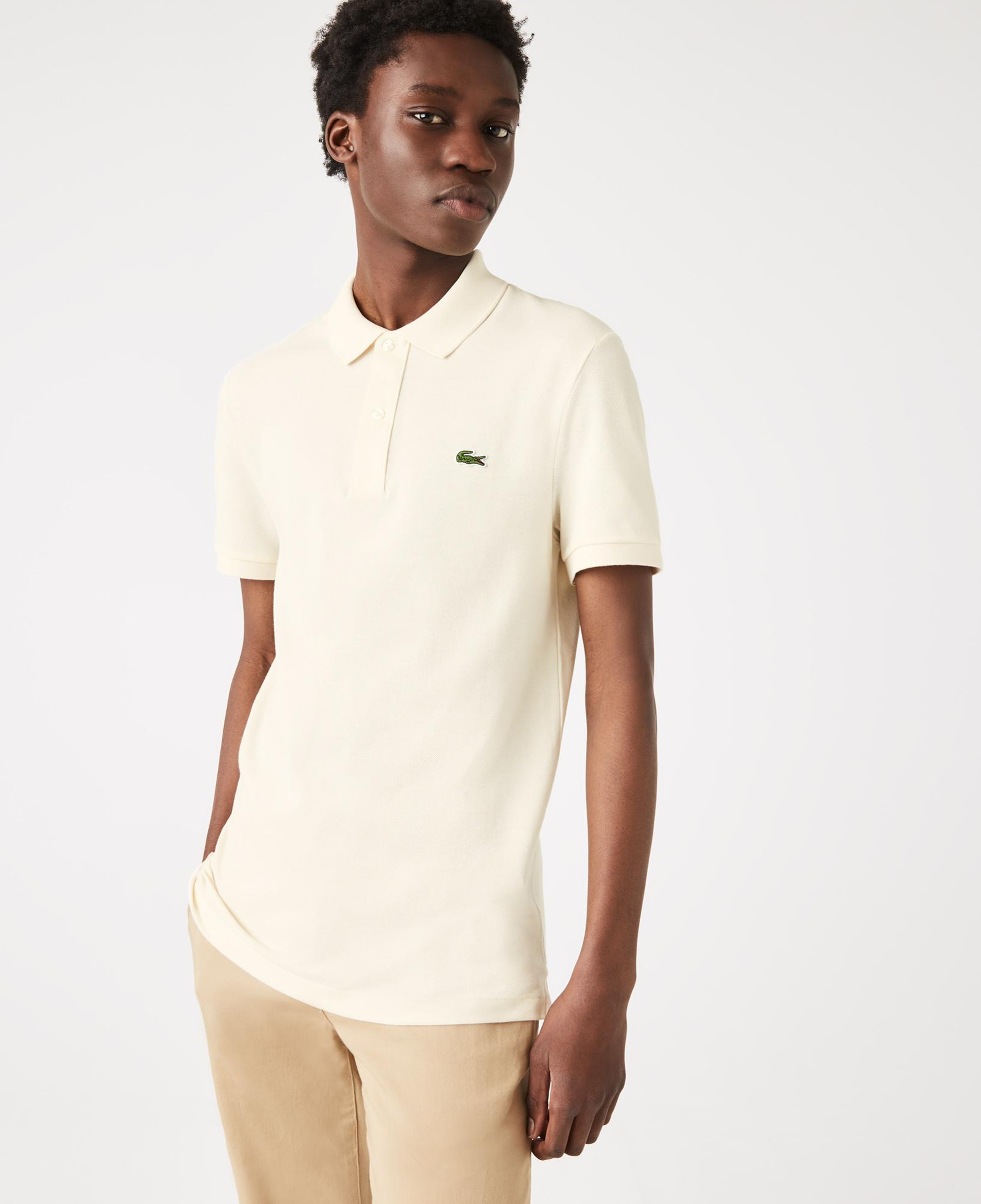 L.12.12 Erkek Slim Fit Bej Polo