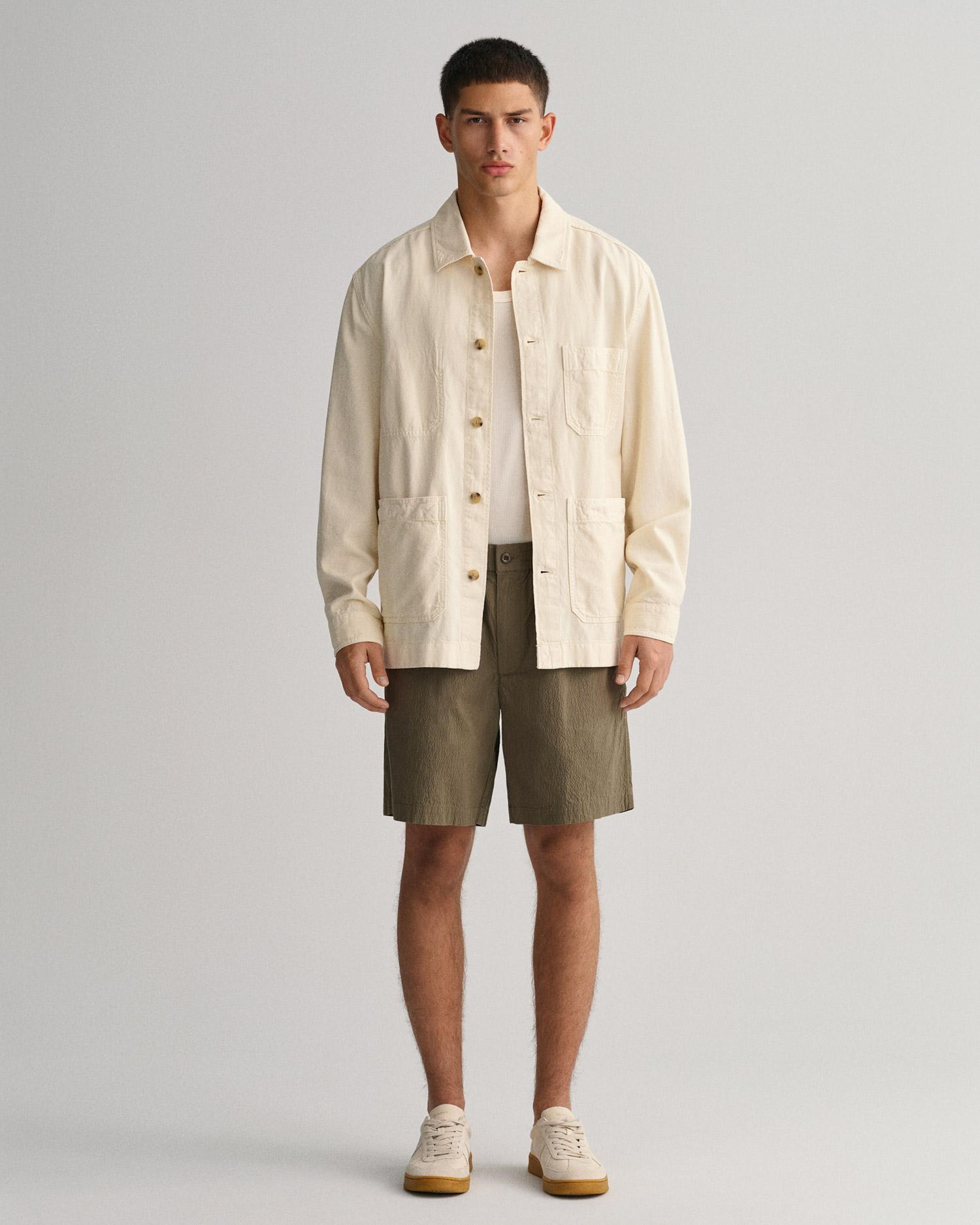 GANT Erkek Yeşil Regular Fit Şort