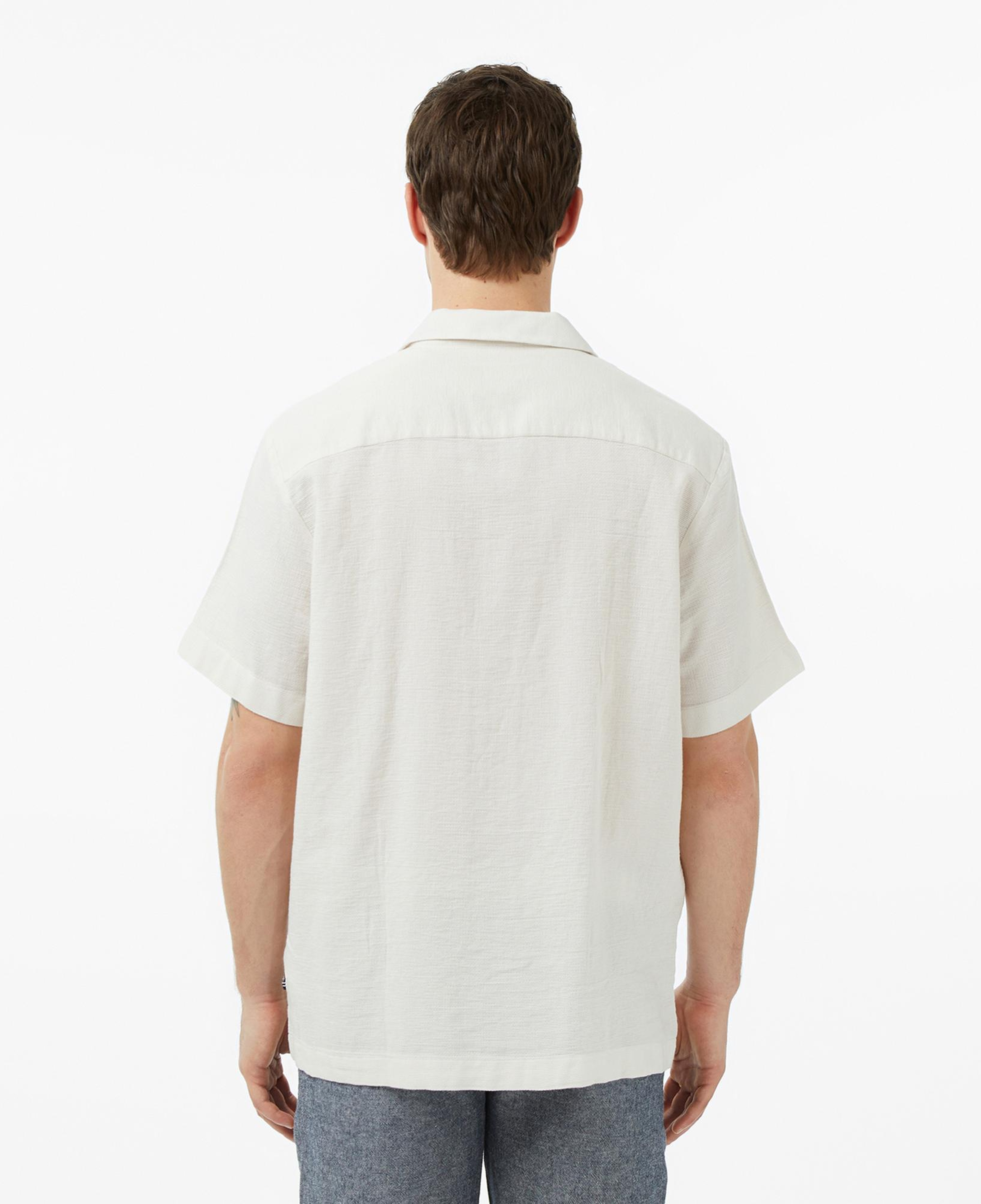 Nautica Erkek Krem Regular Fit Kısa Kollu Gömlek