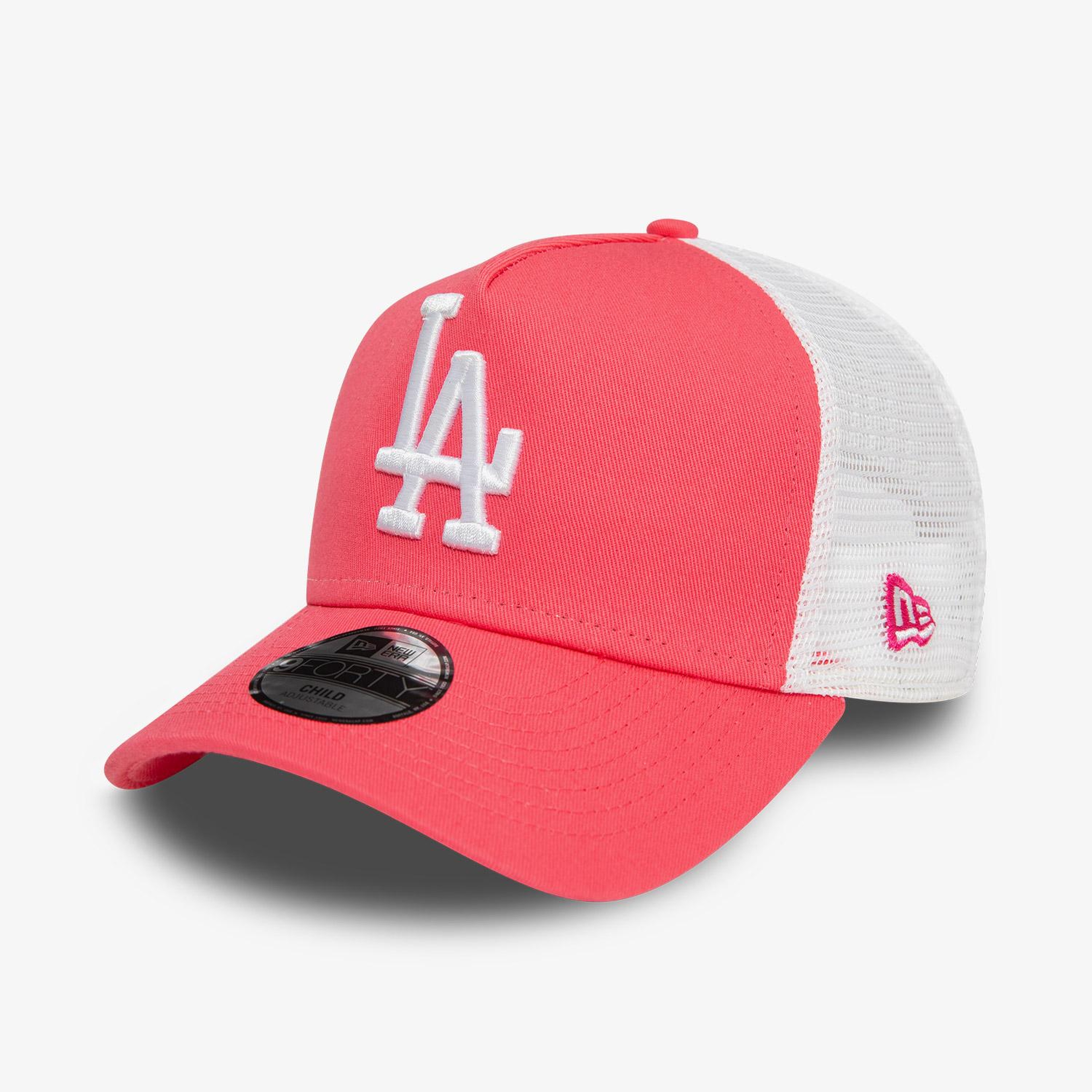 New Era LA Dodgers Youth League Çocuk Pembe Şapka