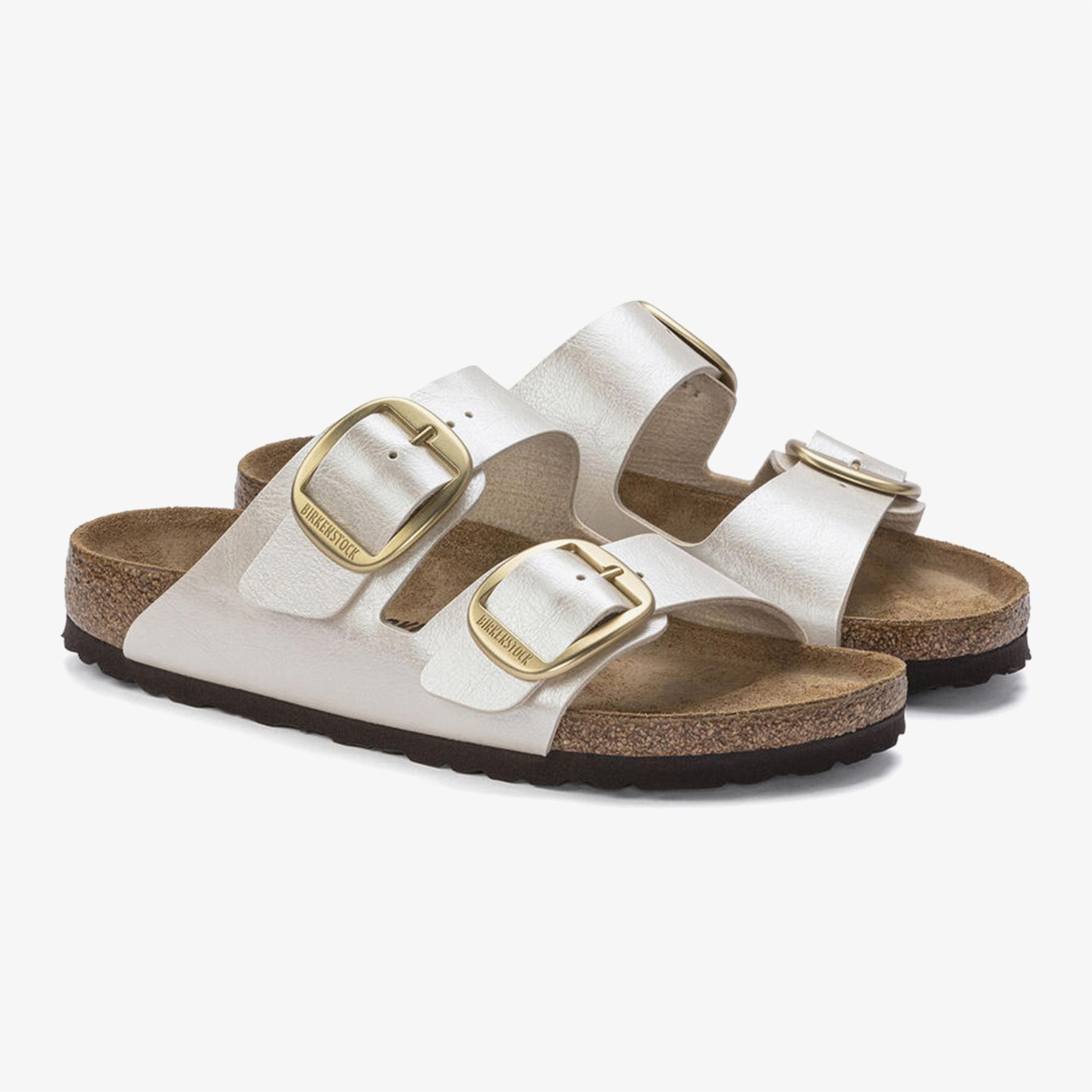 Birkenstock Arizona Big Buckle Bf Graceful Kadın Gri Terlik