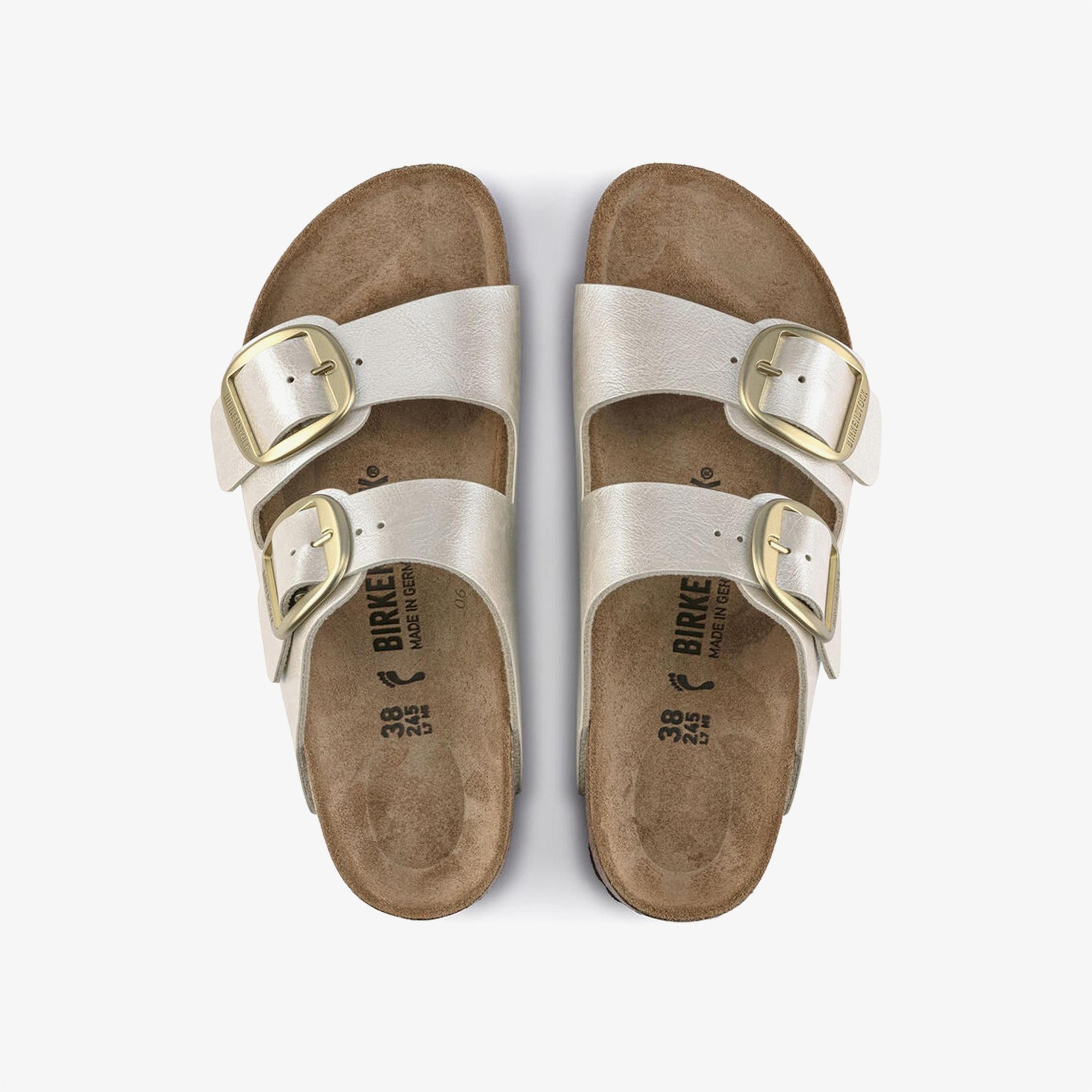 Birkenstock Arizona Big Buckle Bf Graceful Kadın Gri Terlik