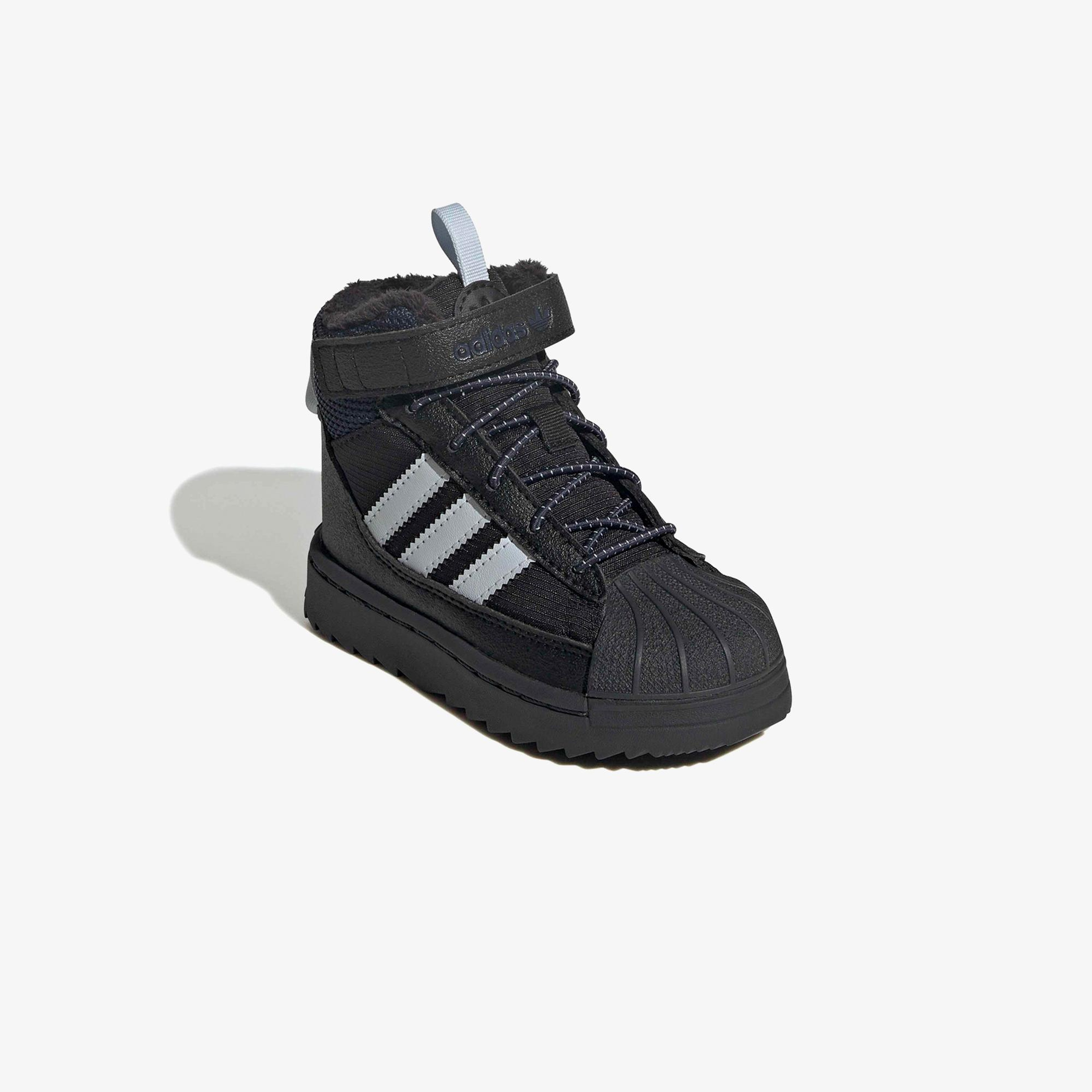 adidas Superstar Winter Trek Bebek Siyah Spor Ayakkabı