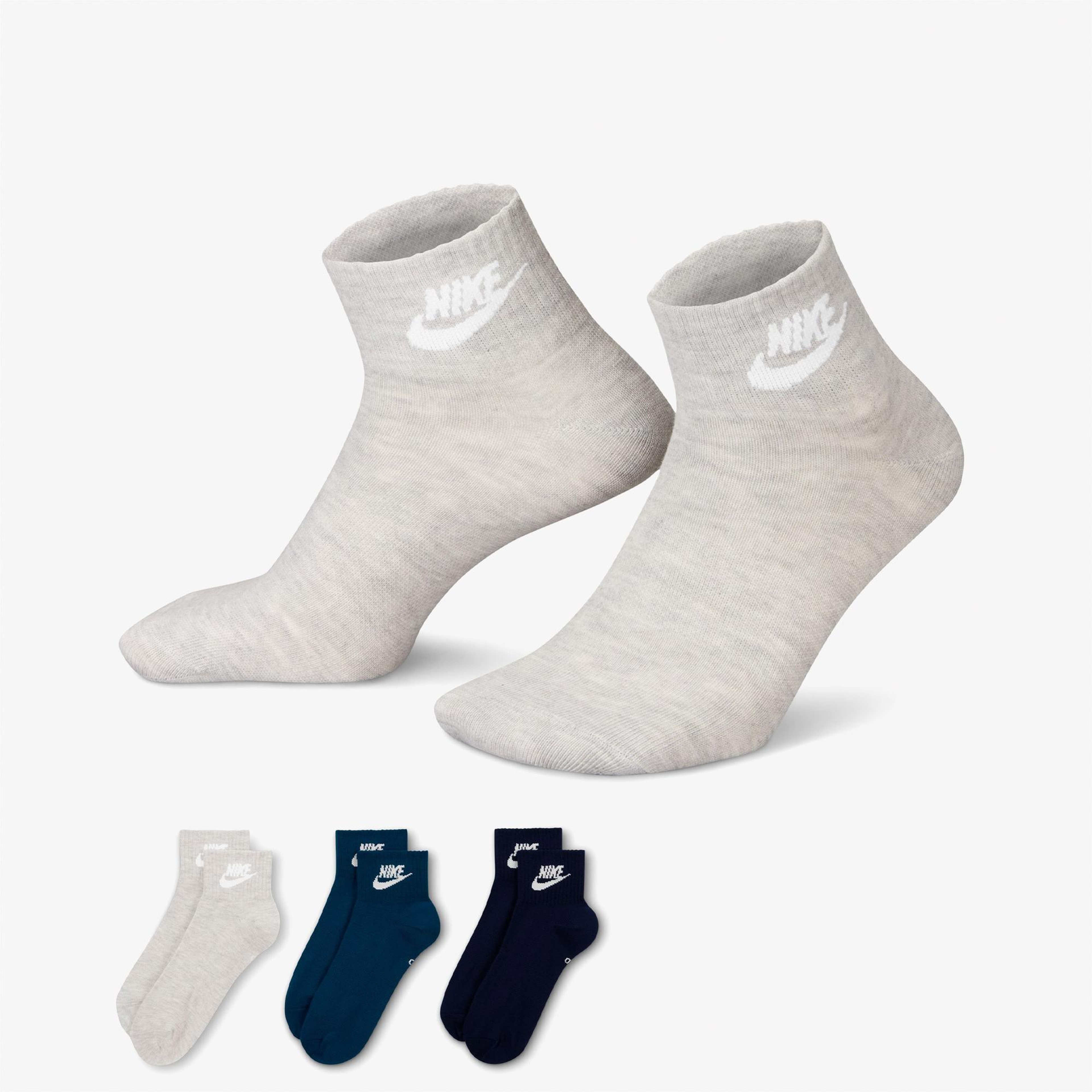 Nike Sportswear Everyday Essential 3' lü Unisex Renkli Çorap