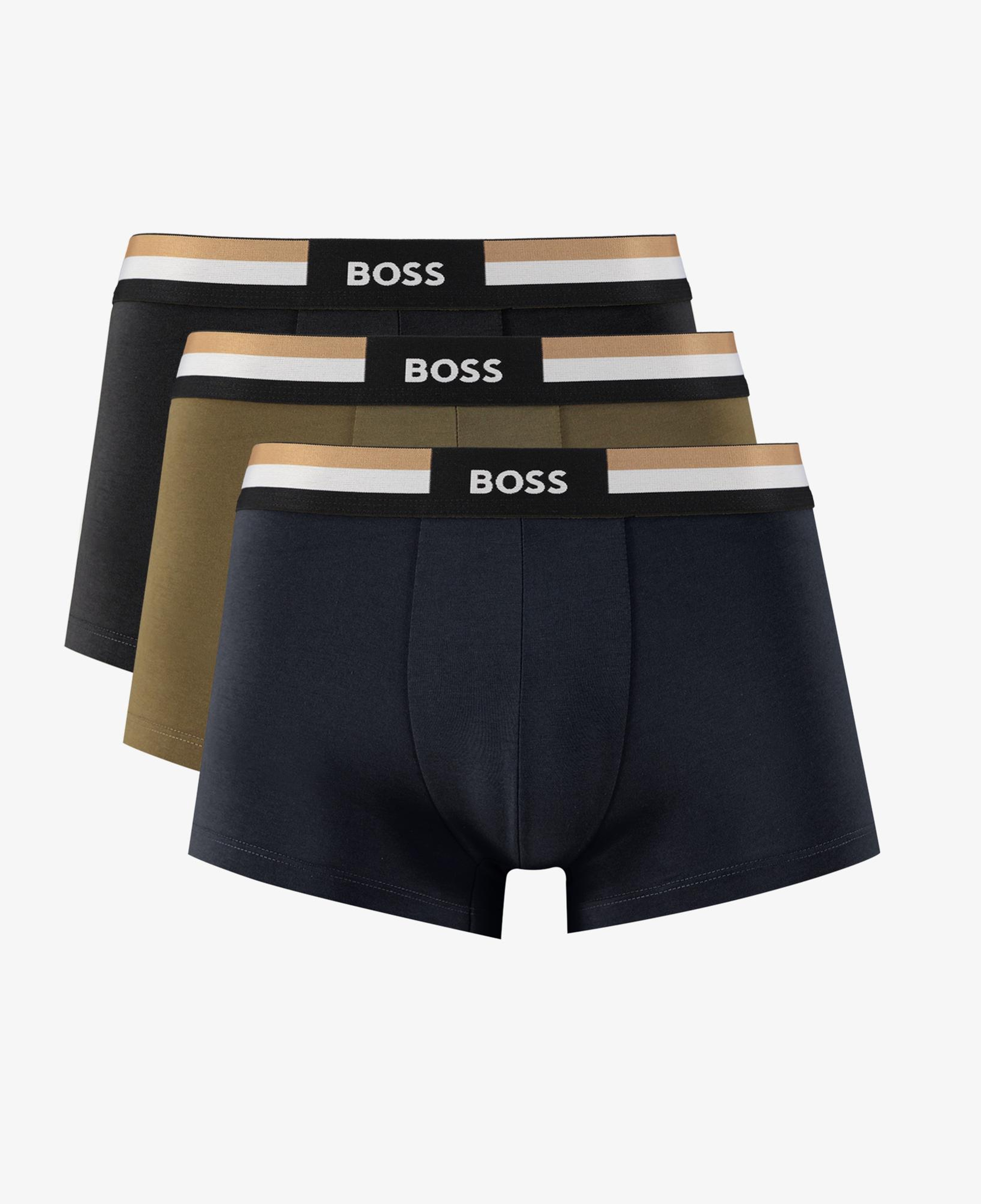 Boss 3'lü Trunk Motion Erkek Siyah Boxer