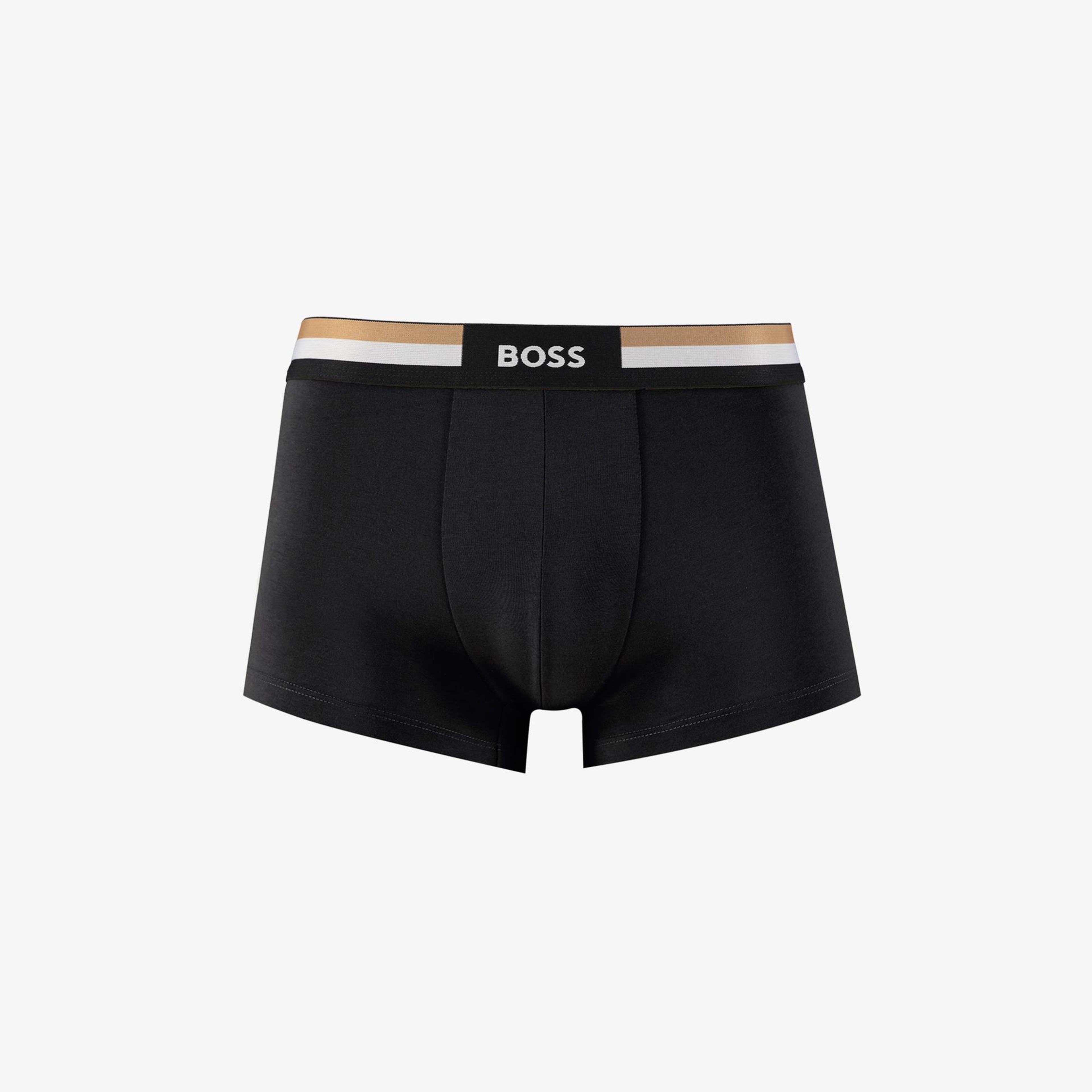 Boss 3'lü Trunk Motion Erkek Siyah Boxer
