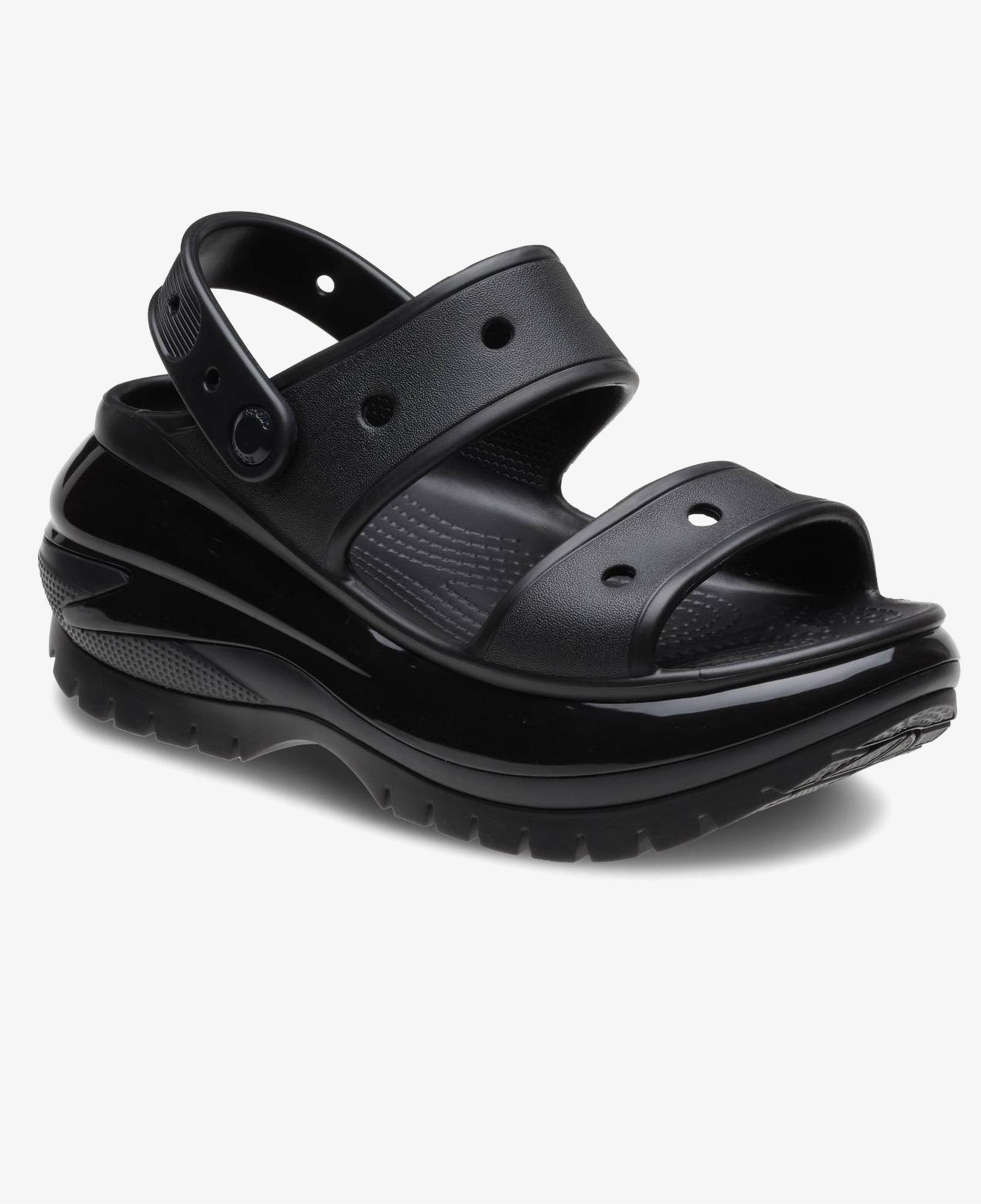 Crocs Classic Mega Crush Kadın Siyah Sandalet